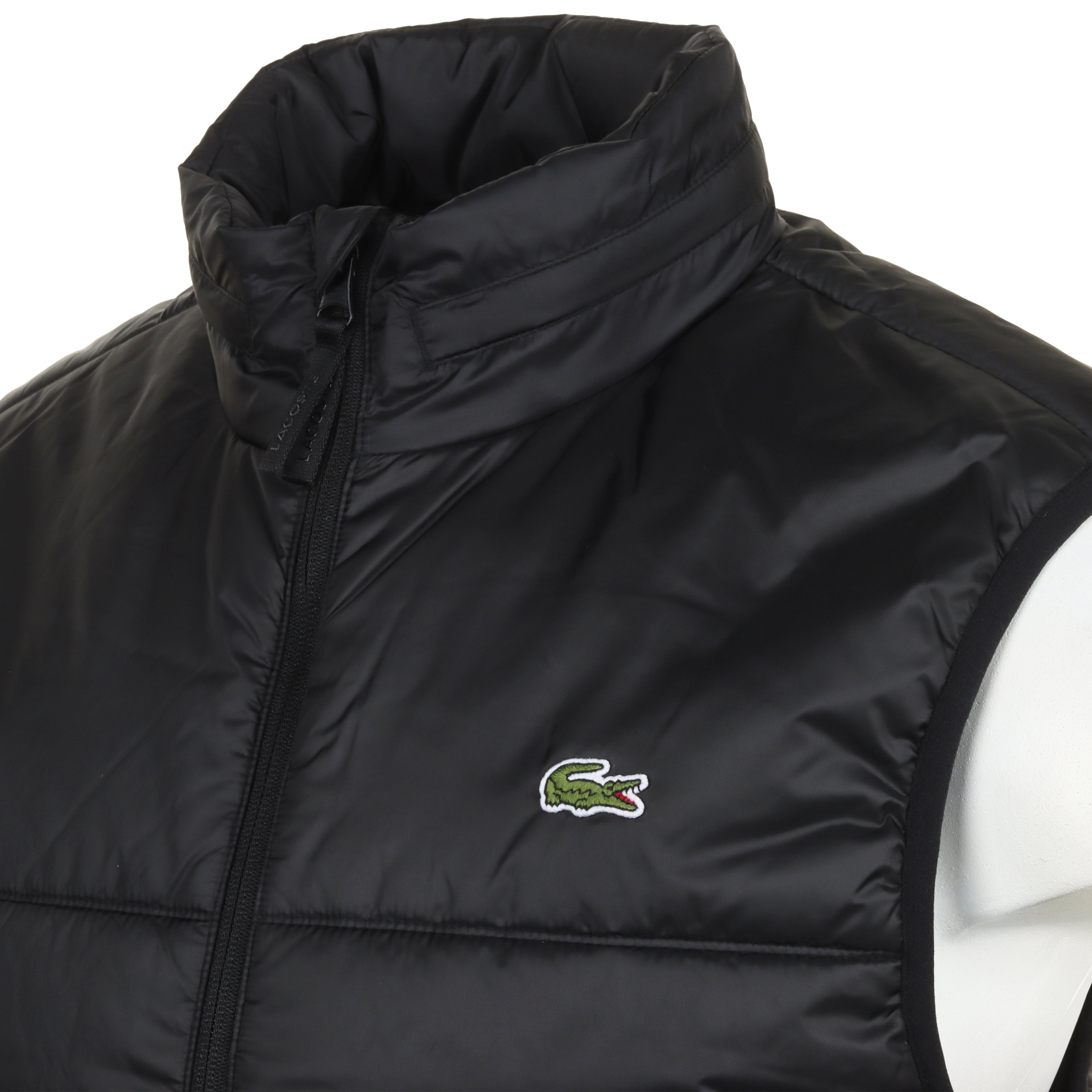 Lacoste Water Repellent Hooded Puffer Vest BH6761 Black C31 Function18