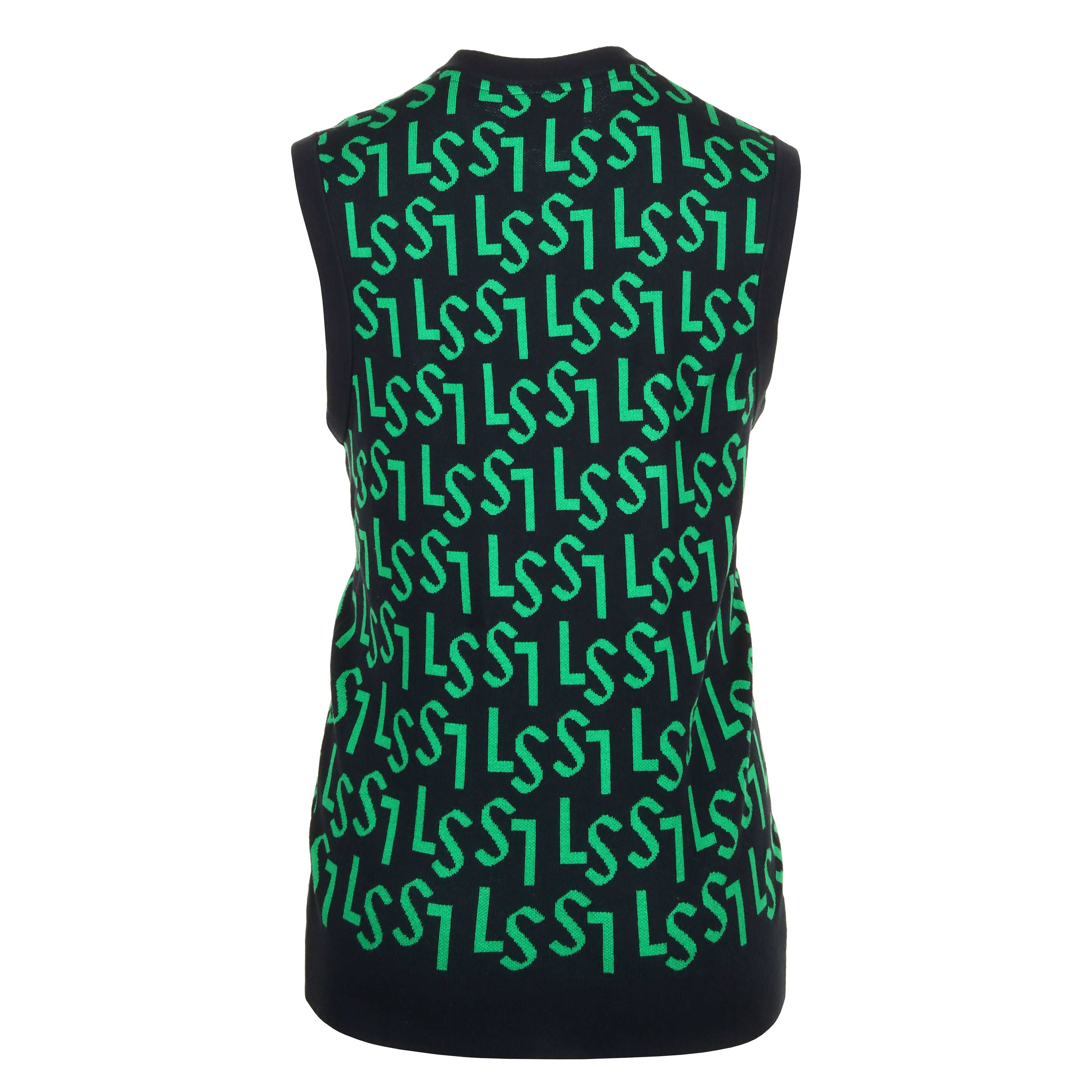 Lyle & Scott Golf Monogram Knitted Tank Top - Dark Navy Z271