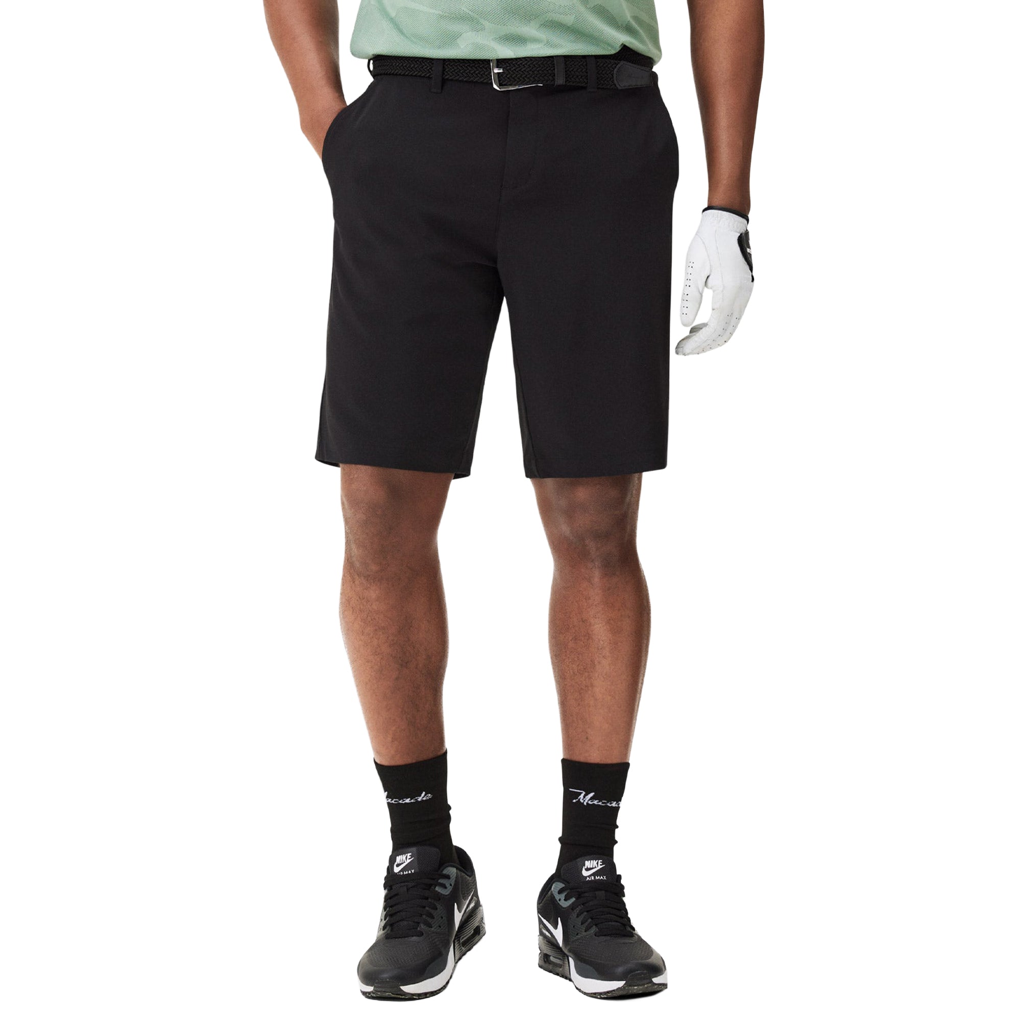 Macade Four-Way Stretch Golf Shorts - Black - SH201902-14 - Function18