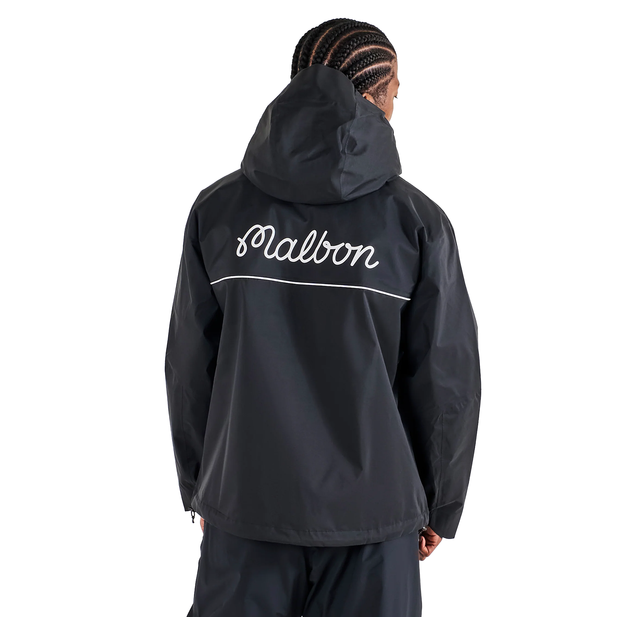 Malbon Cloud Burst Rain Jacket - Black - M-9576-BLK | Function18