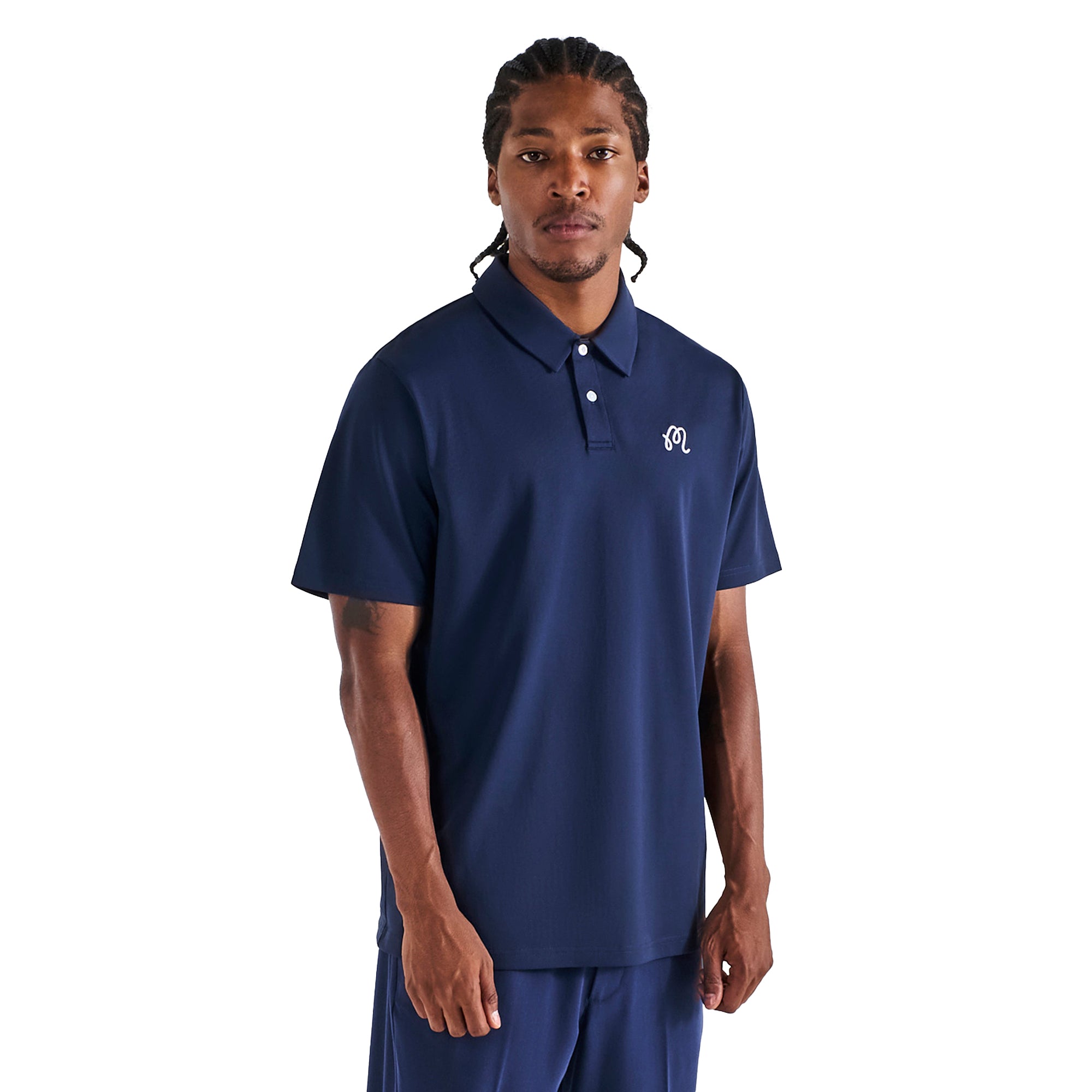 Malbon Fairway Shirt - Navy - M-9402-NVY | Function18