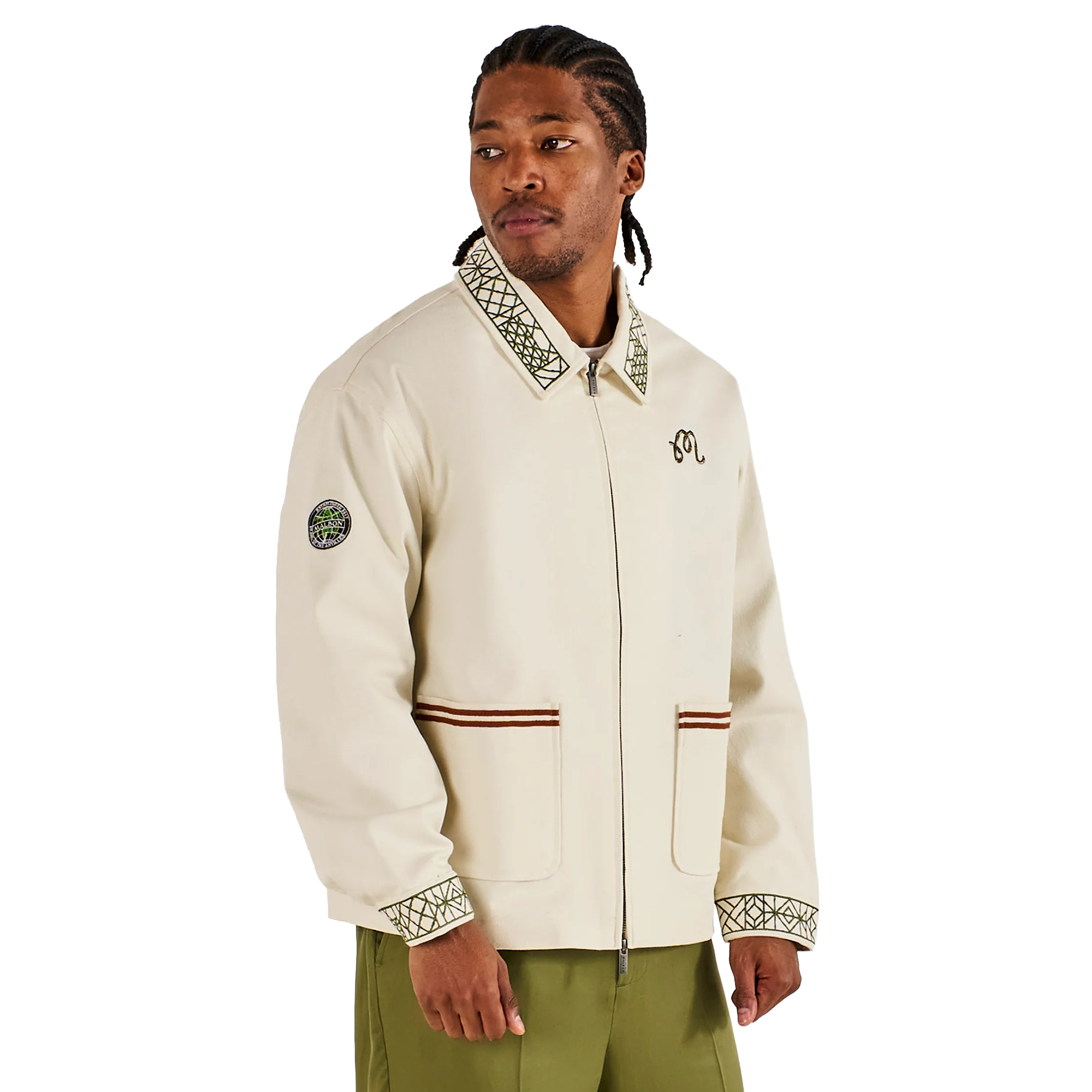 Malbon HarGolf Vest Golf Jacket - Cream - M-9787-CRM - Function18