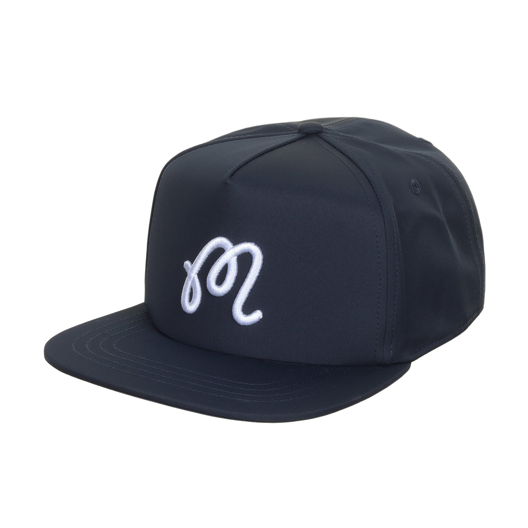 Malbon M Snapback Cap - Navy - M-9424-NVY - Function18