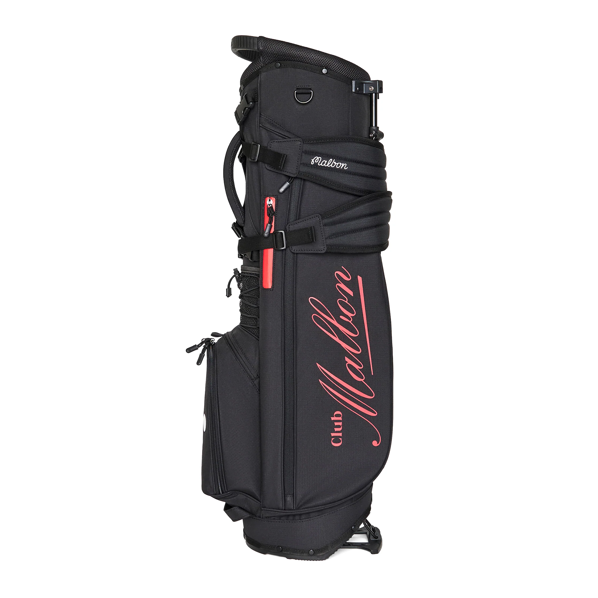 Malbon Members Walking Stand Golf Bag - Black - M-9608-BLK