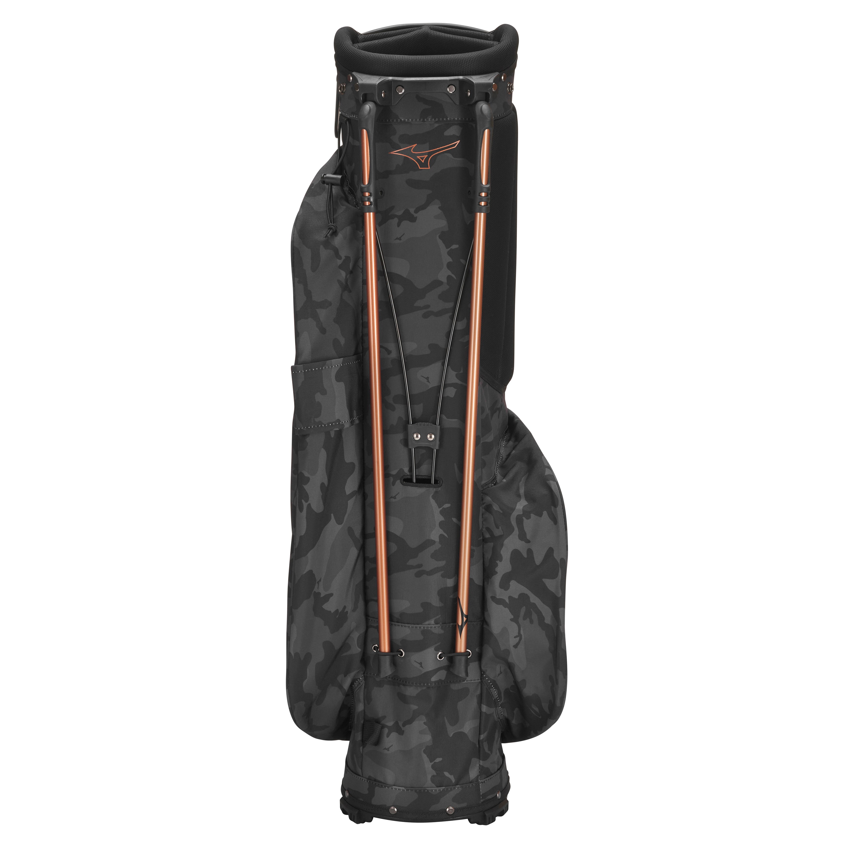 Mizuno Golf BR-D3 Stand Bag - Black Camo/Copper 91 - BRD3S23-91