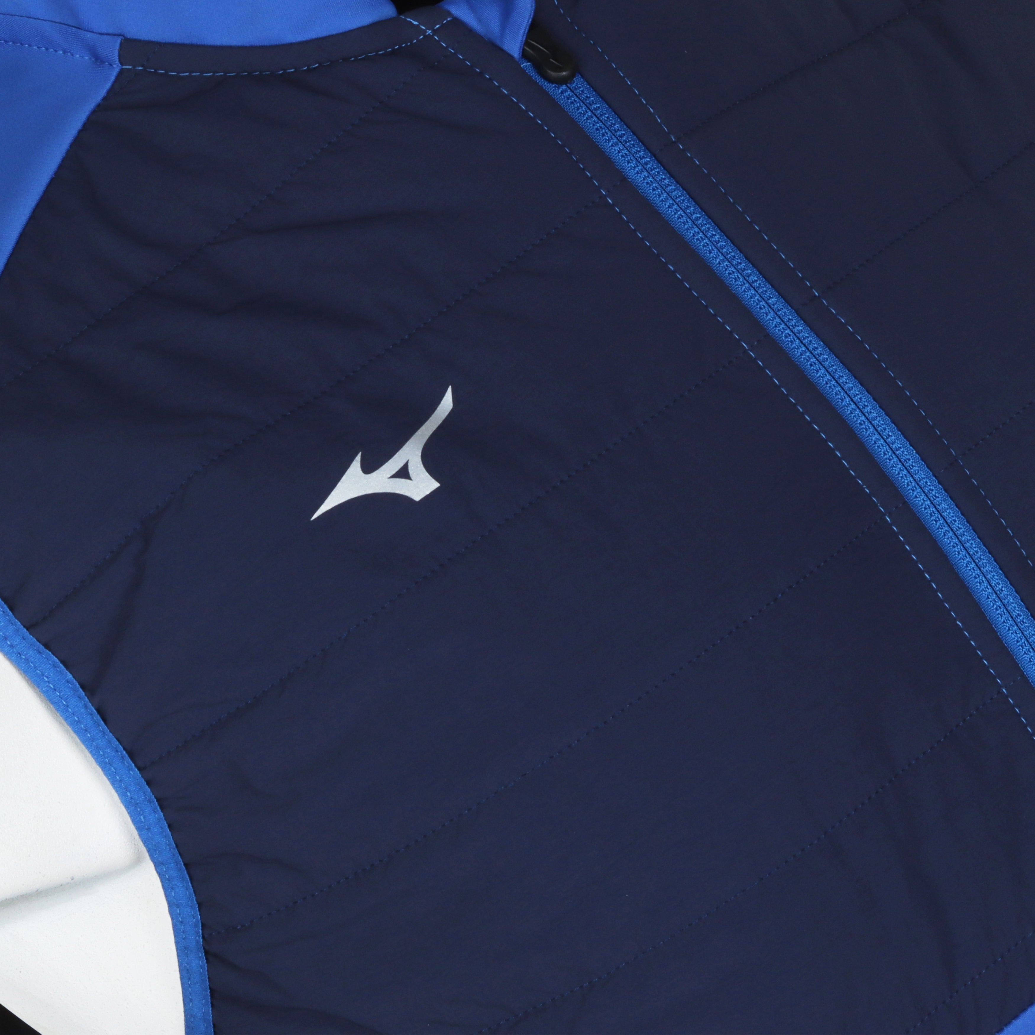 Mizuno Hybrid Bomber Golf Jacket - Blue Mizuno Hybrid Bomber Golf Jacket - Blue