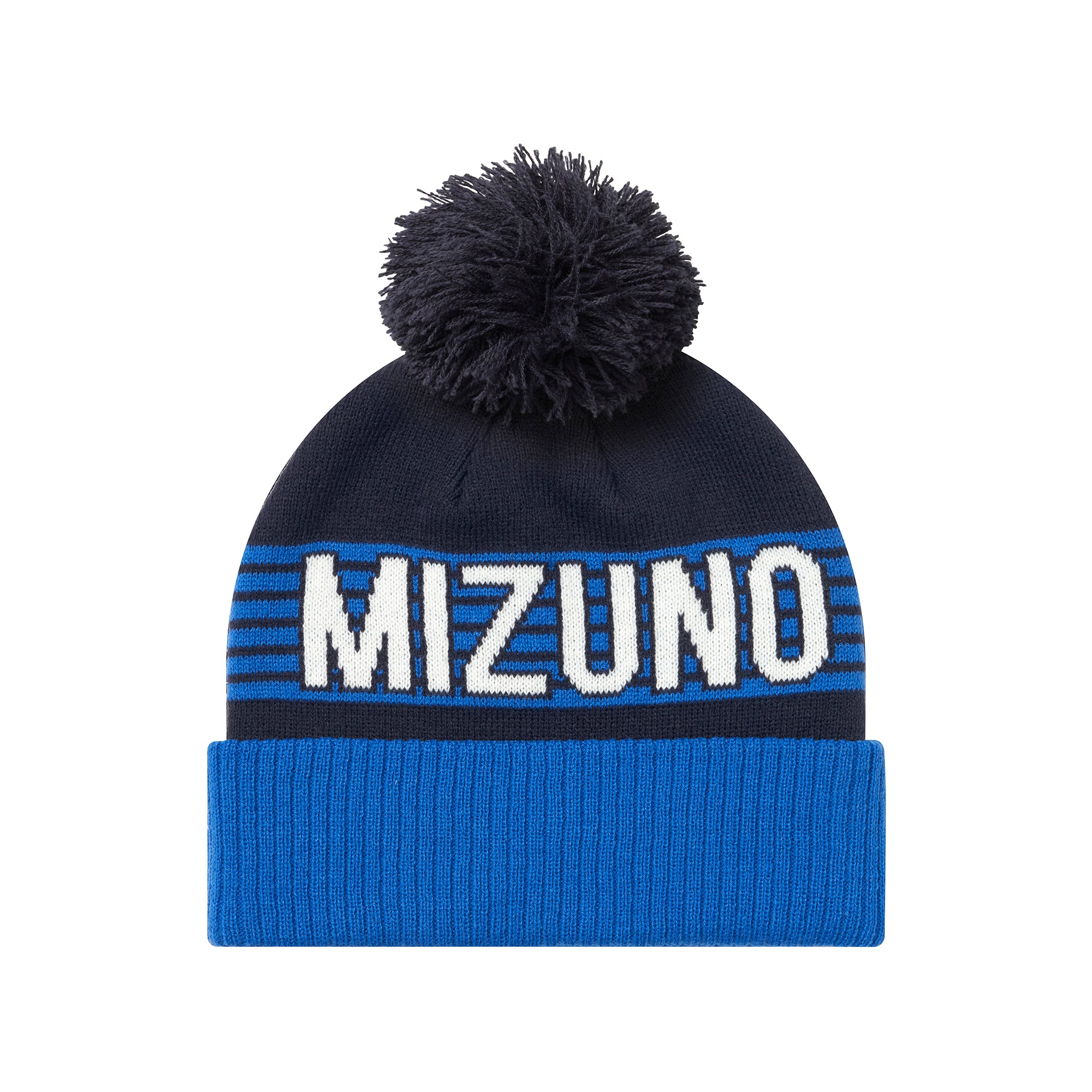 Mizuno Golf Pom Beanie Navy 14 52GWA504P-14 Function18