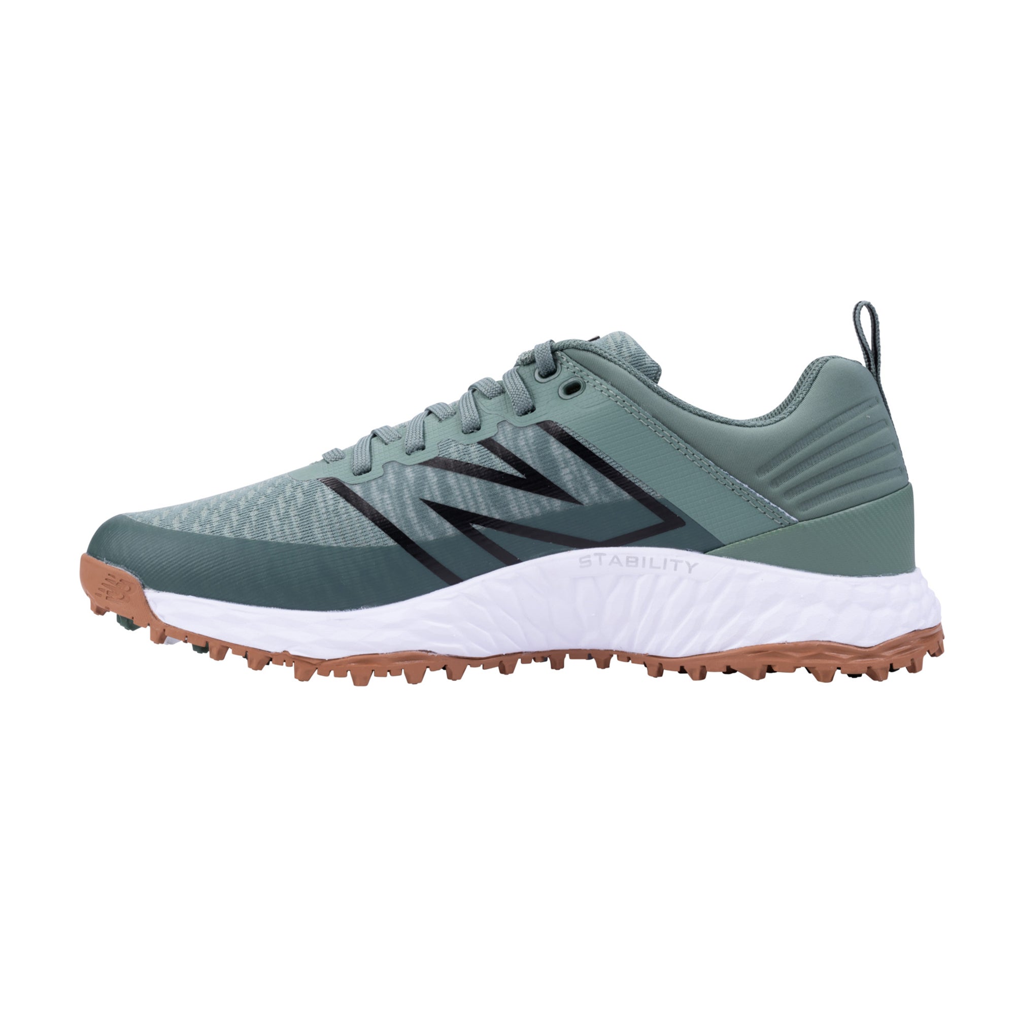 New Balance Fresh Foam Contend V2 Golf Shoes - Forest Green