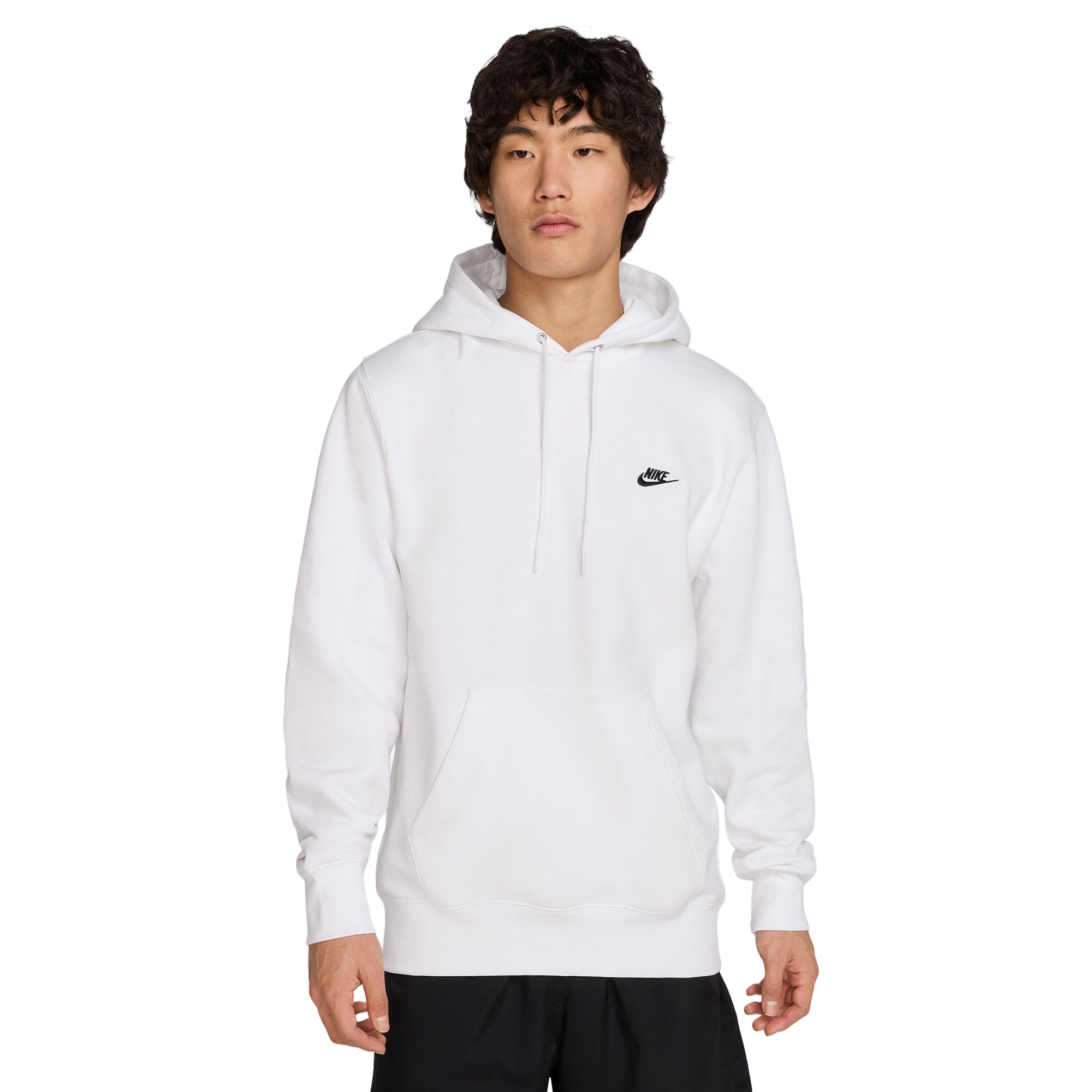 Nike Club Fleece Pullover Hoodie White 100 FN3859 Function18