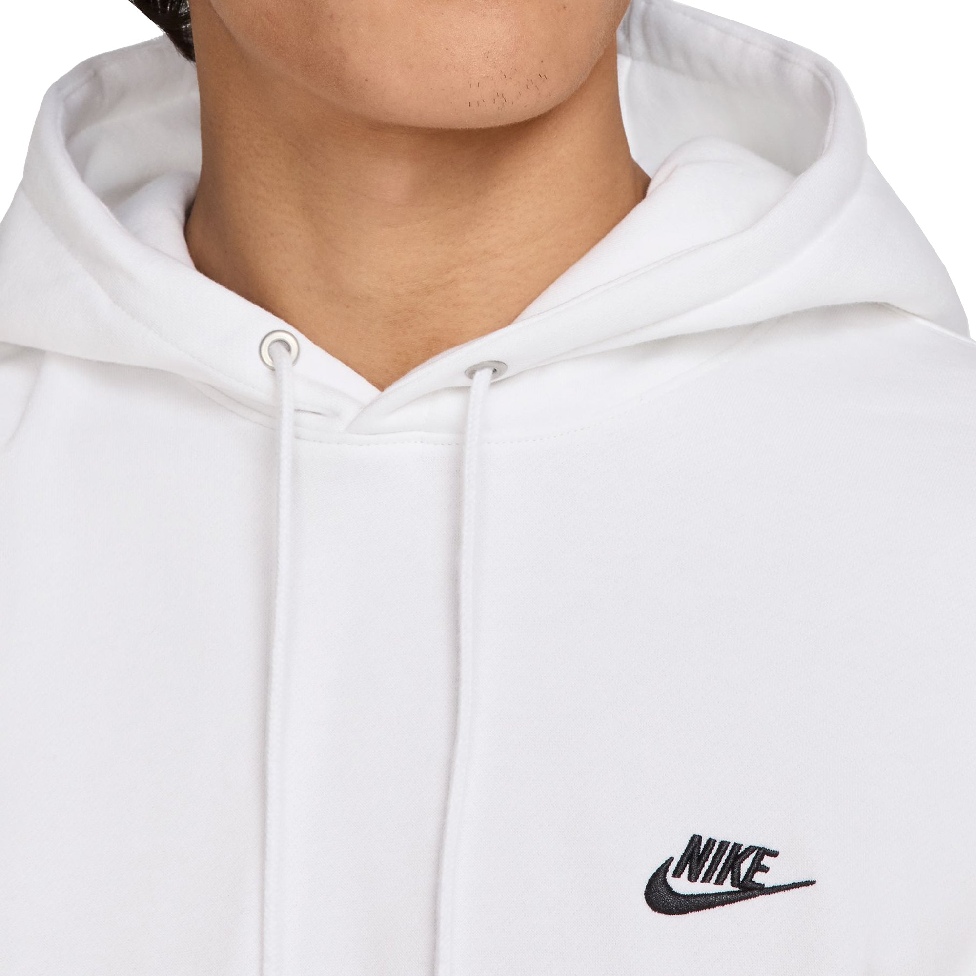 white nike sweatshirt no hood