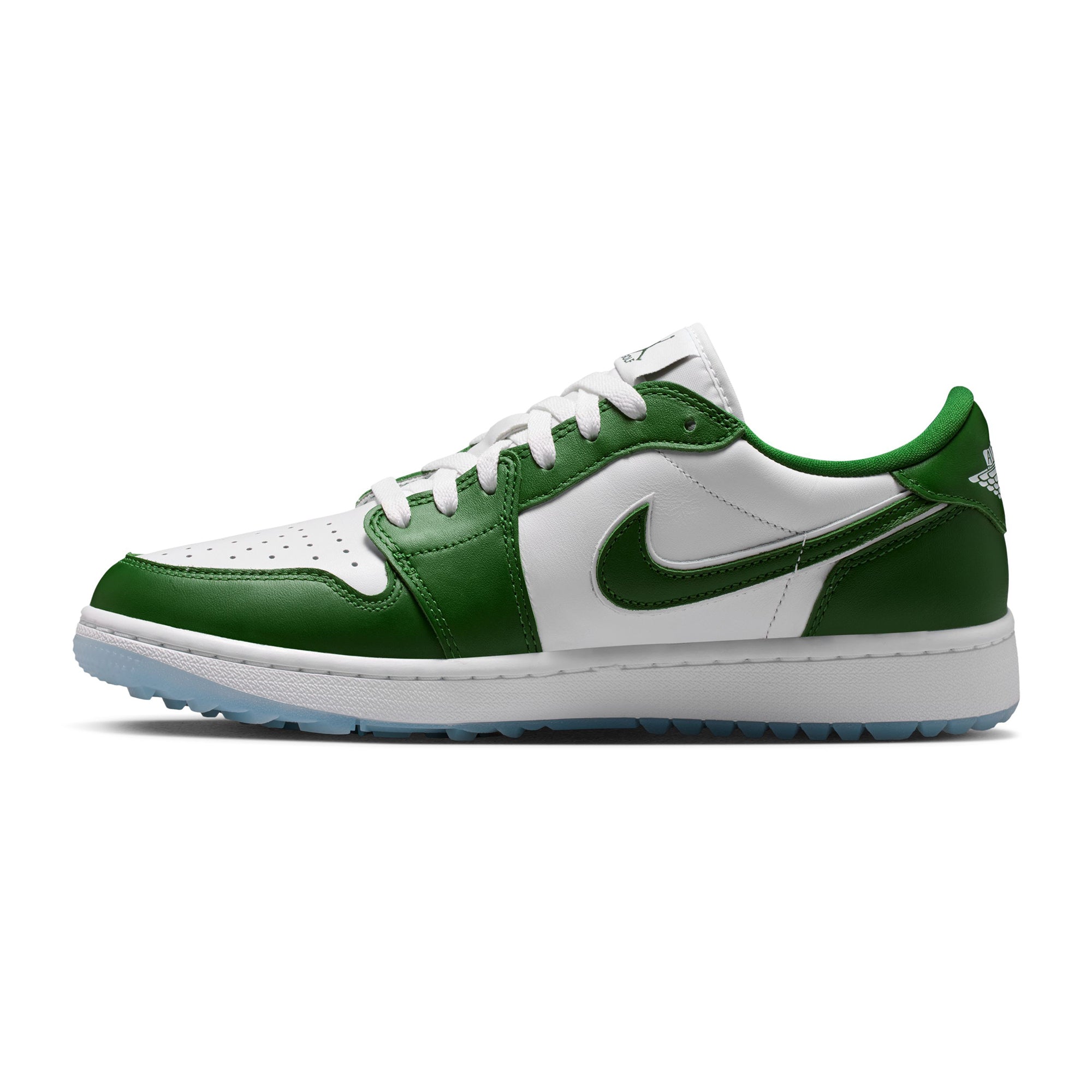 Nike Golf Air Jordan 1 Low G Shoes - Forest Green/White 300