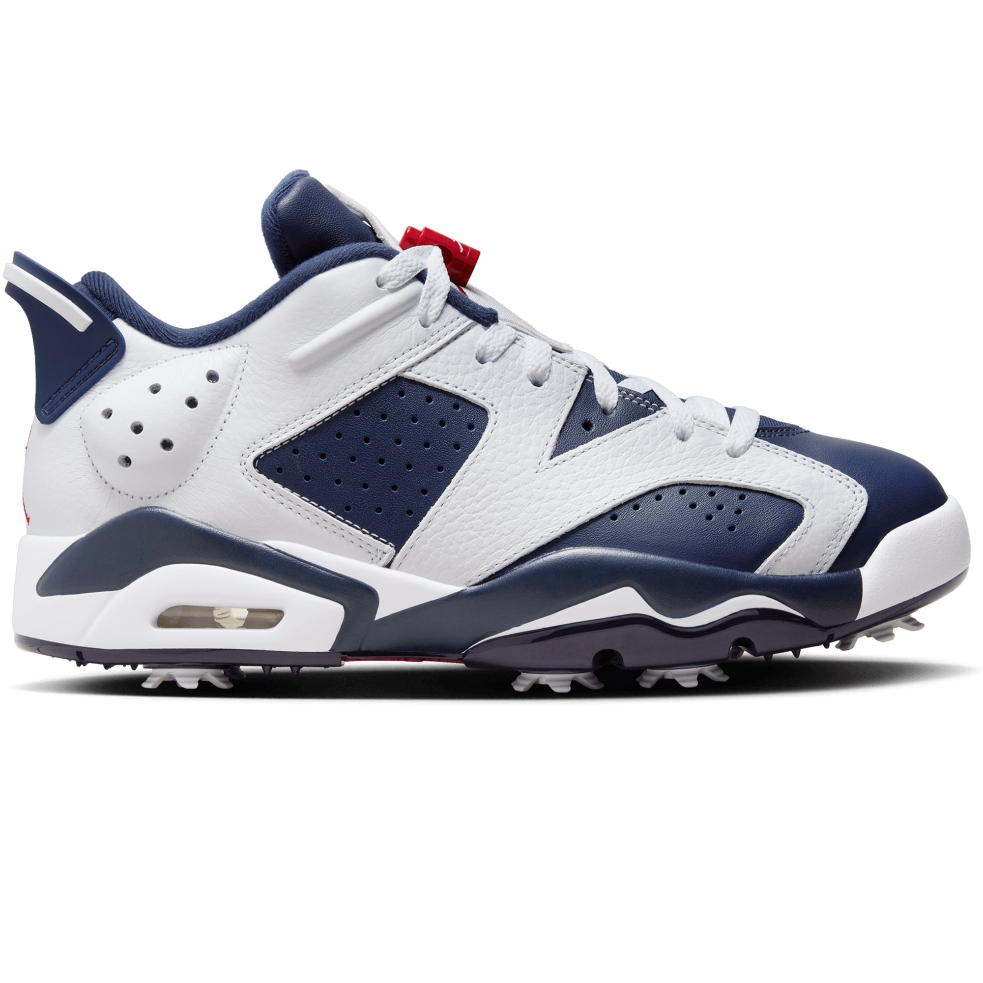 Nike Golf Air Jordan 6 Retro Golf Shoes DV1376 White Midnight Navy
