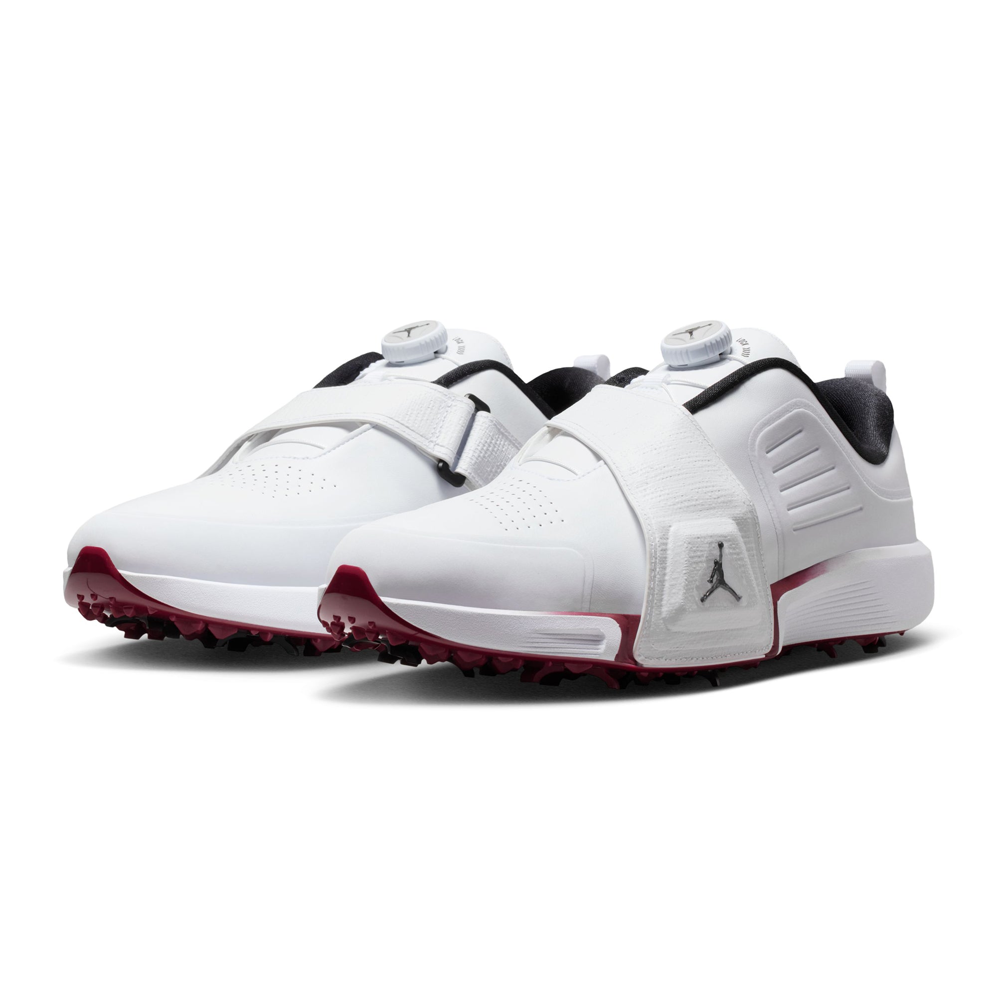 Nike Golf Air Jordan Rev Shoes - White/Black/Team Red 104 - FV6338