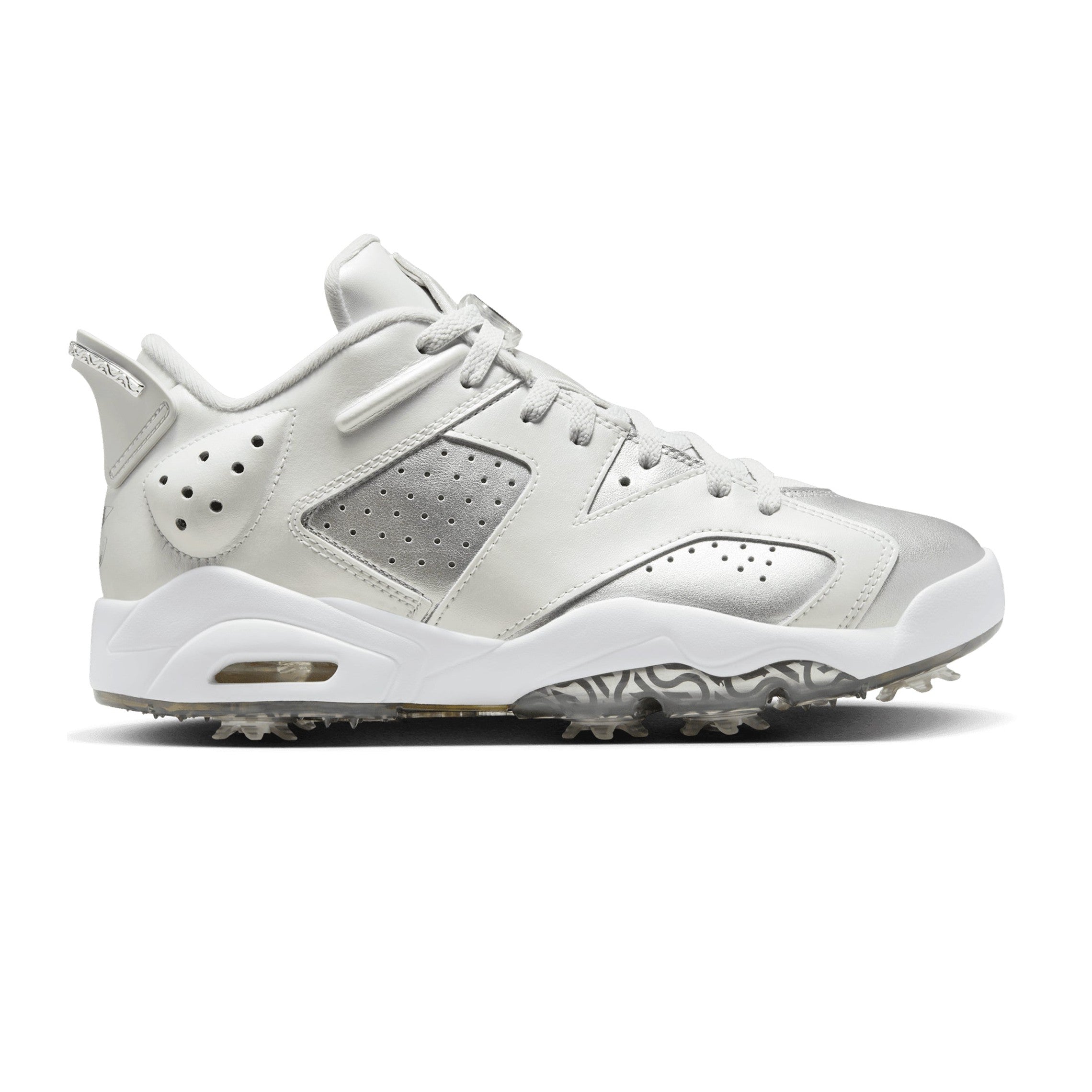 Nike Golf Air Jordan VI Retro NRG Golf Shoes Photon Dust/Silver