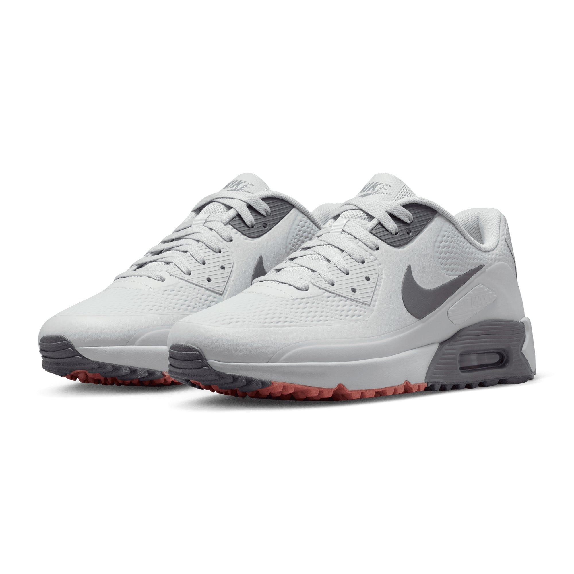 Nike Golf Air Max 90 G Shoes - Photon Dust/Pencil Point/Red