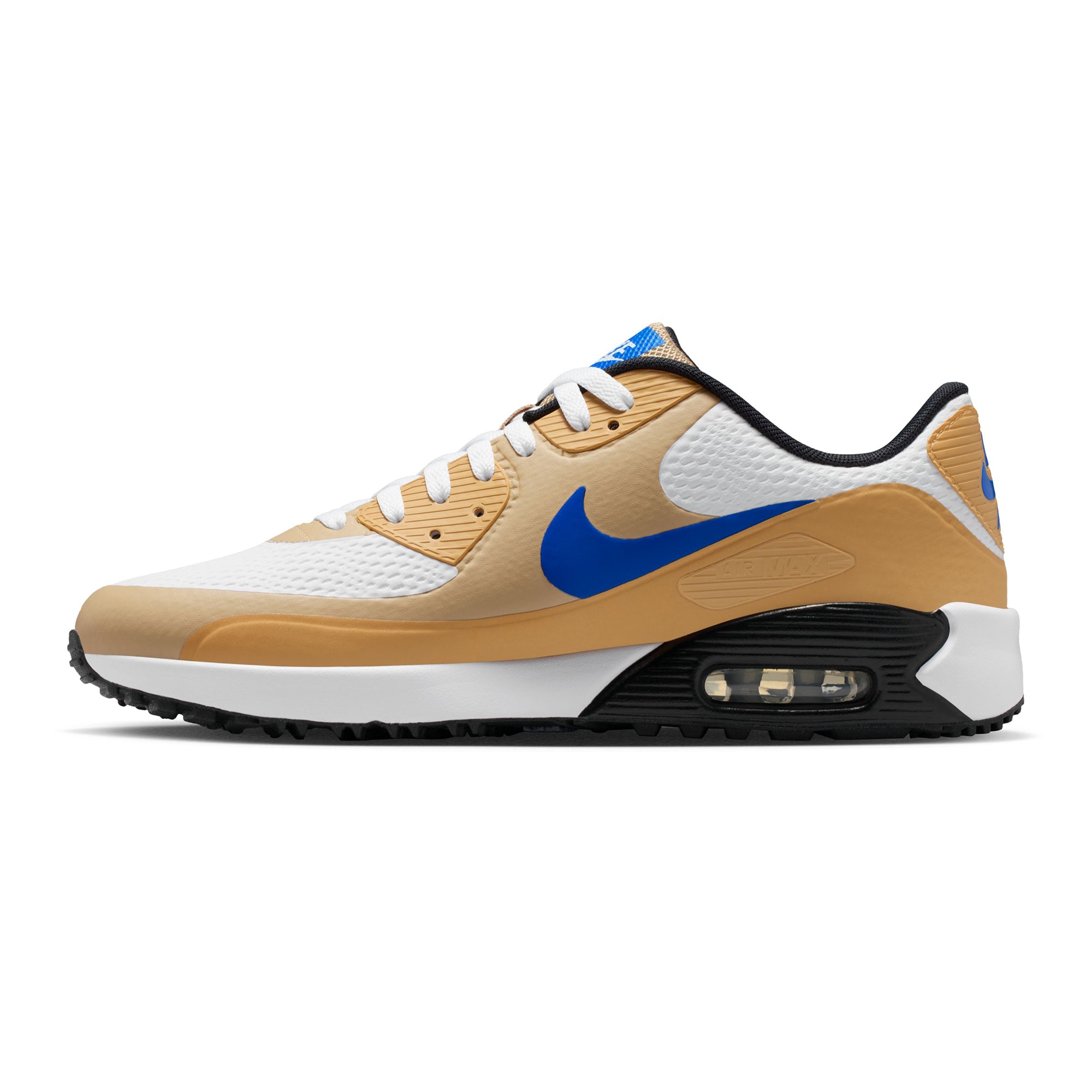 Nike Golf Air Max 90 G Shoes - White/Linen/Game Royal 106 - HV9305