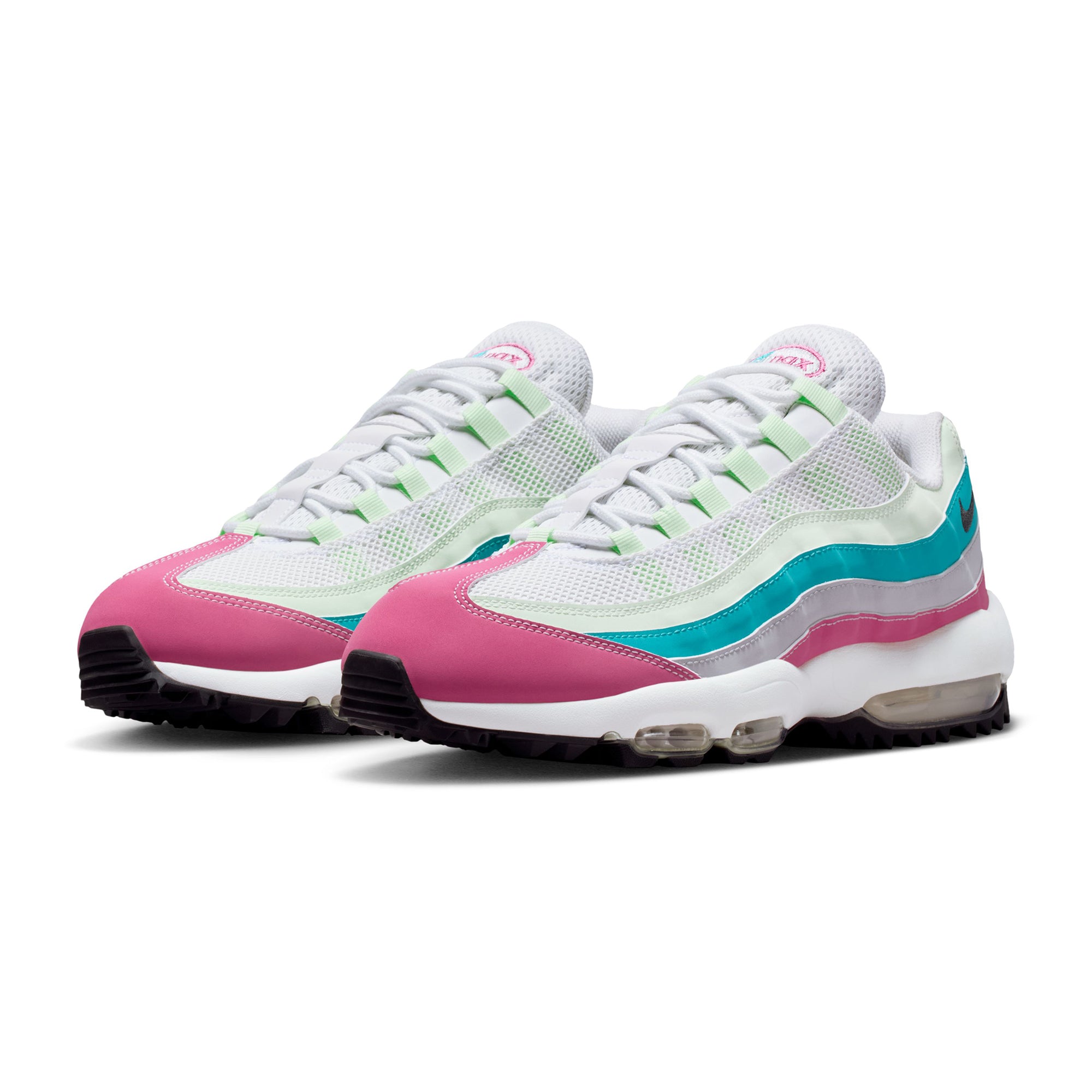 nike airmax green and pink