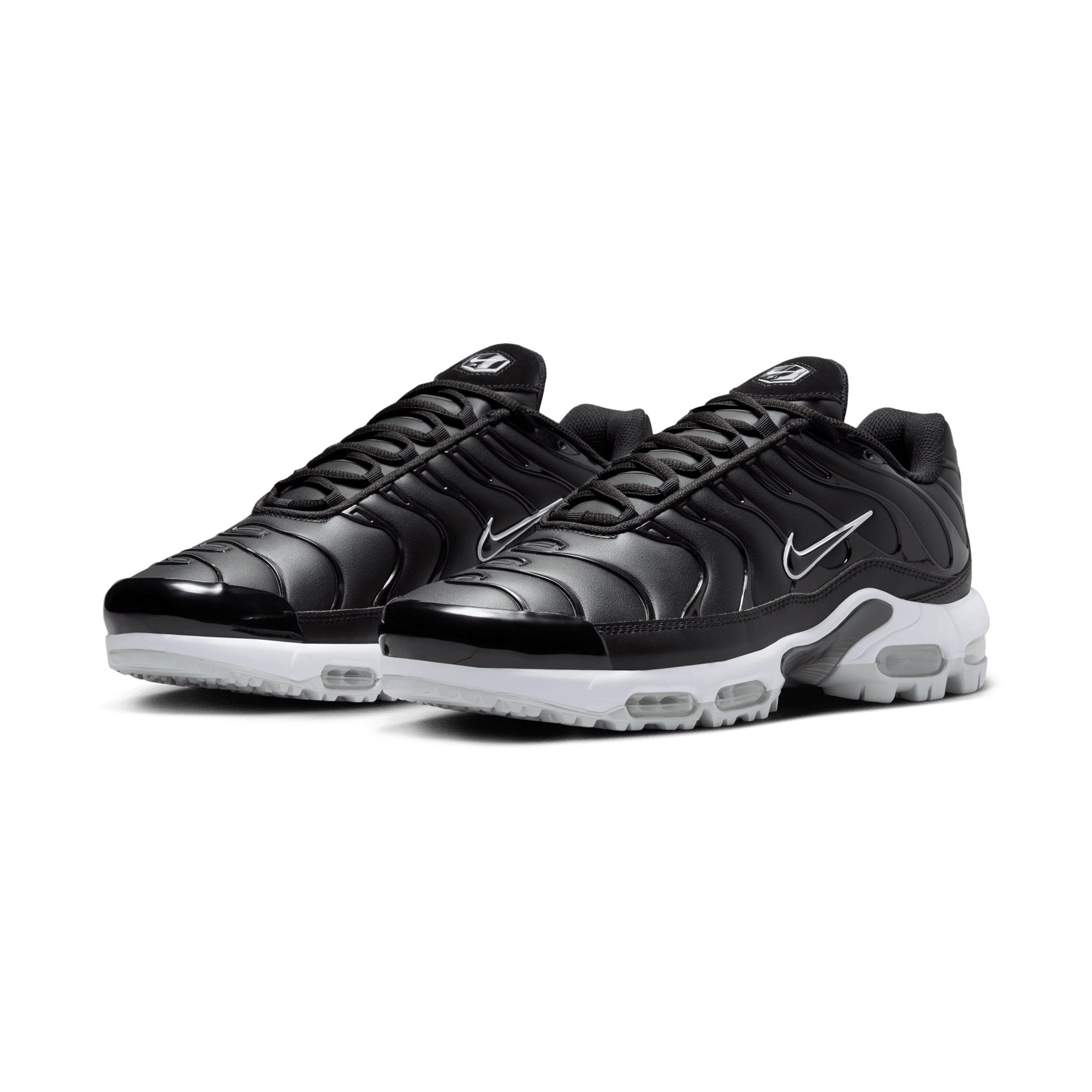 Nike Golf Air Max Plus G Shoes - Black/White/Gold 001 - FZ4150-001
