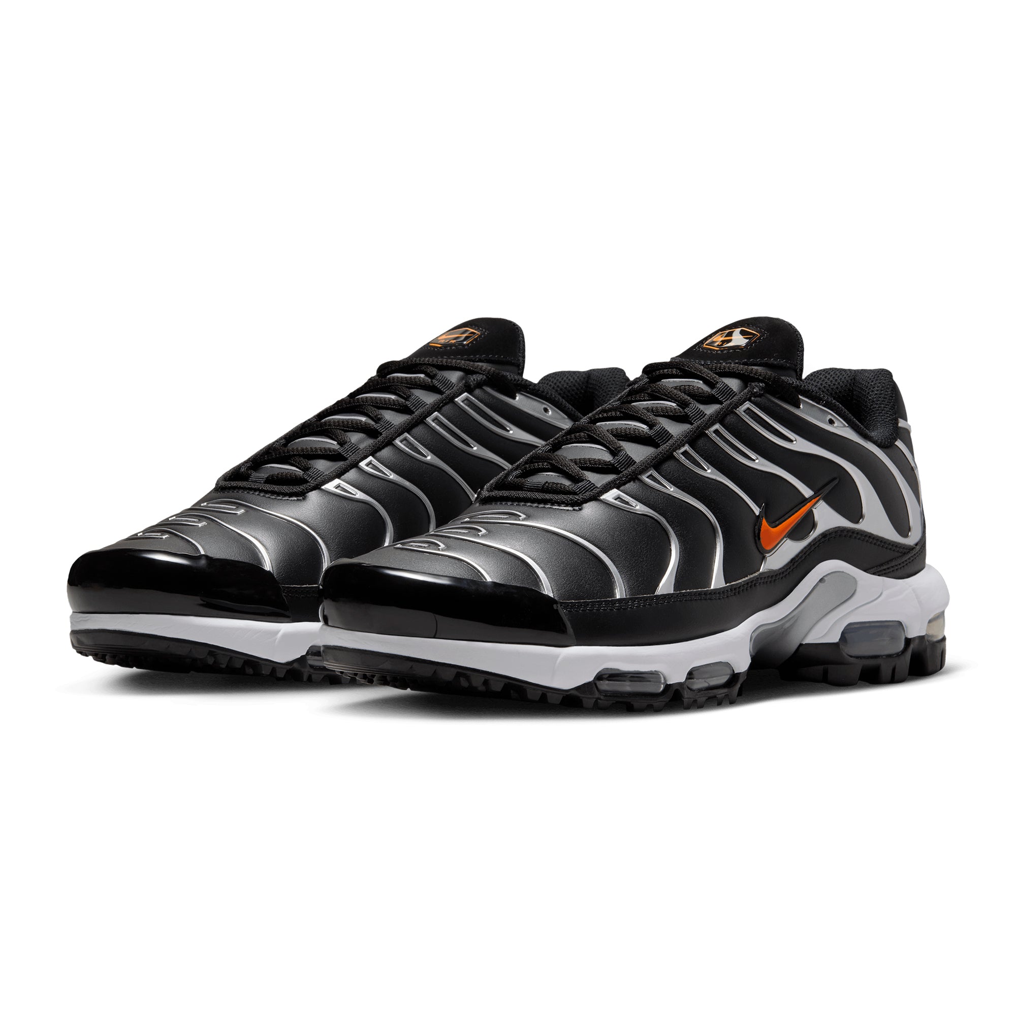 Nike Golf Air Max Plus G Shoes - Black/Metallic Silver 002