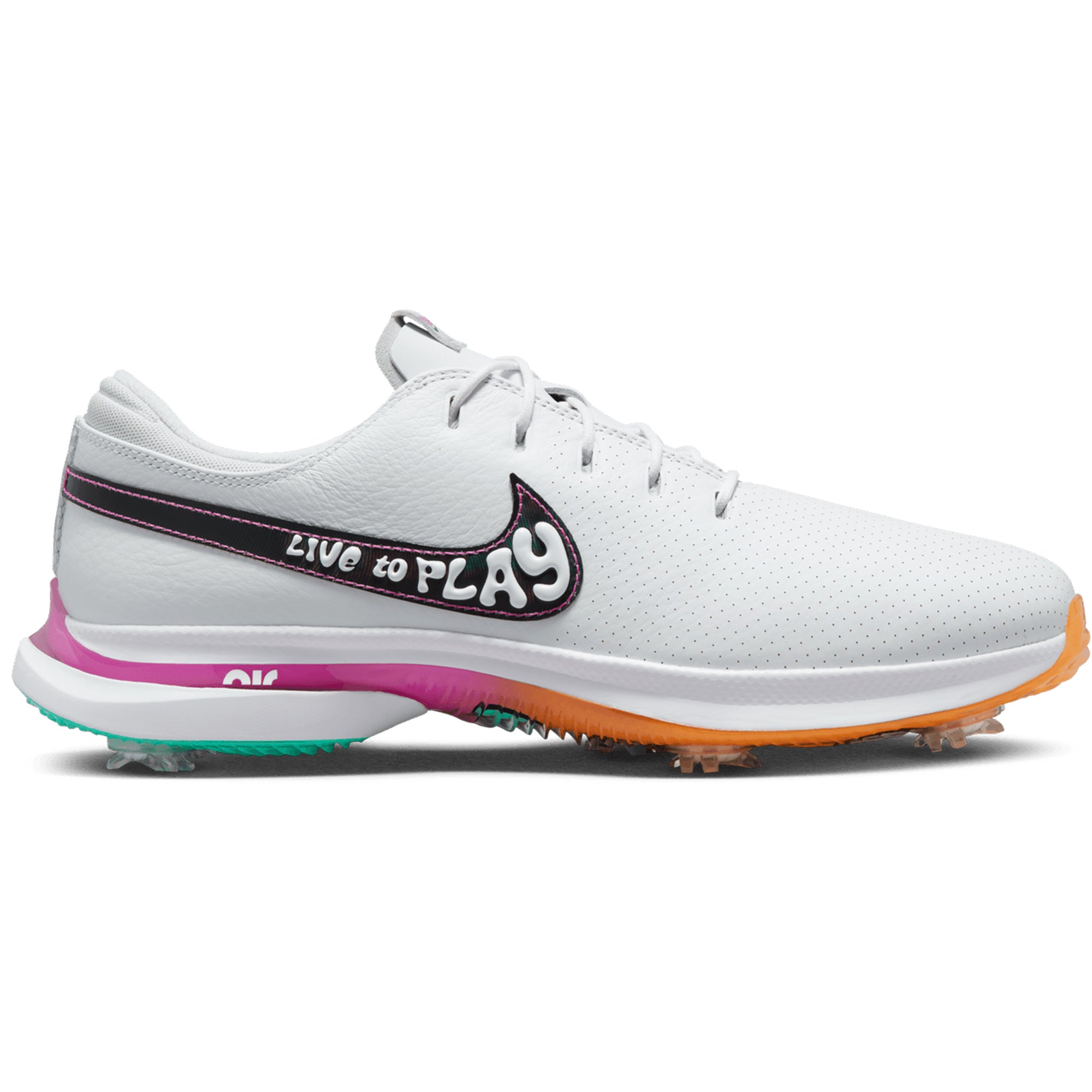Nike Golf Air Zoom Victory Tour 3 Golf NRG Shoes DZ4558 White Light Silver  Fuchsia Dream Clear Jade 100 | Function18 | Restrictedgs
