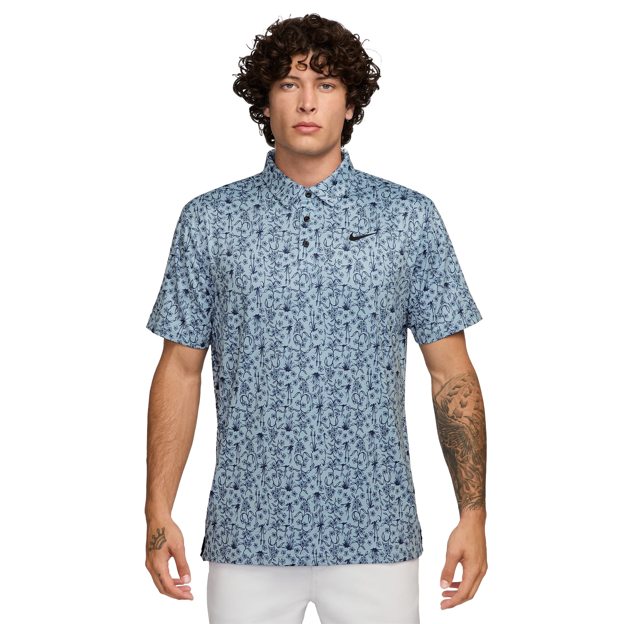 Nike Apparel Nike Polo Blauw NikeCourt Victory Dri-FIT Tennispolo