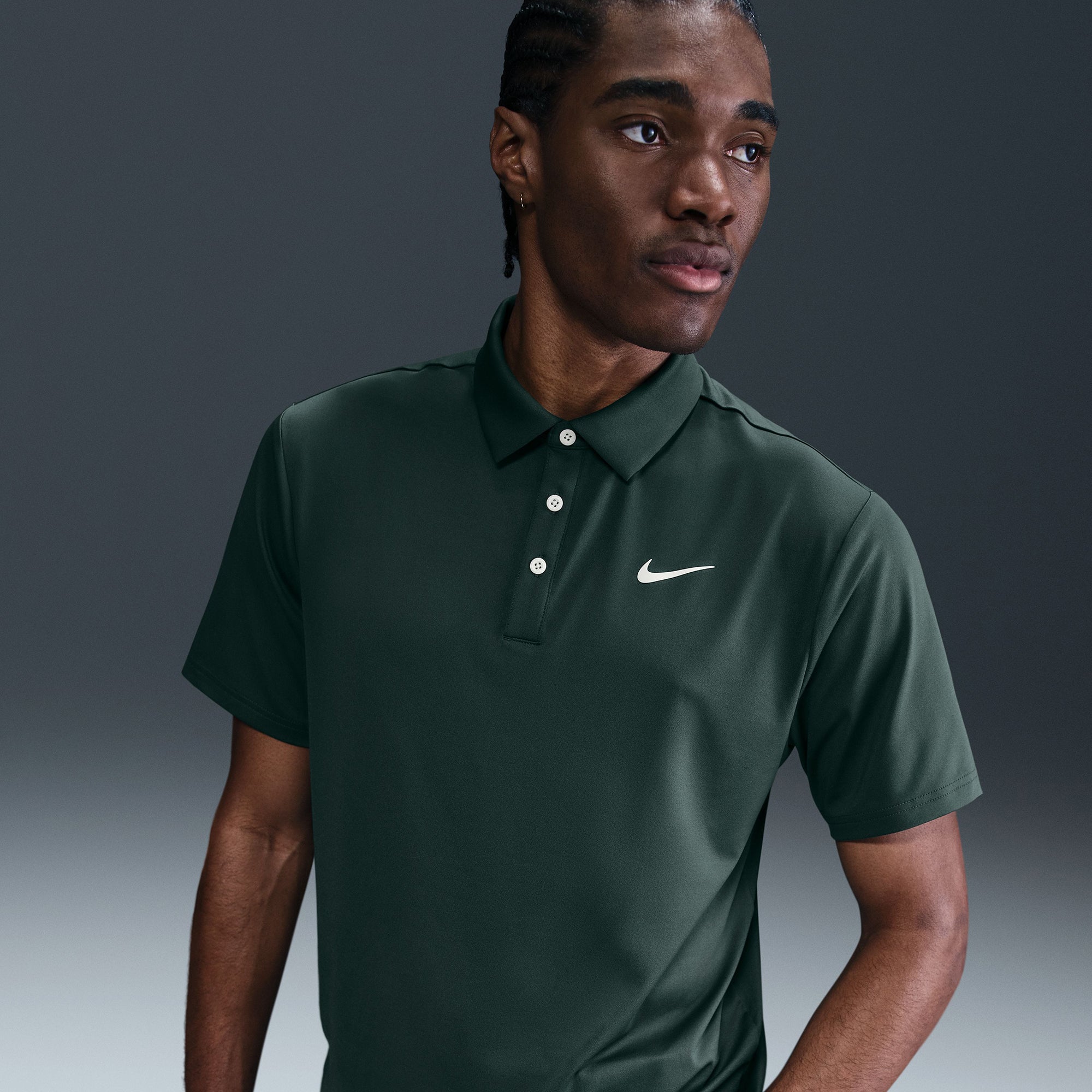 Turtle Neck Nike Golf T Shirt No Collar Nike Dri-FIT Victory Men's