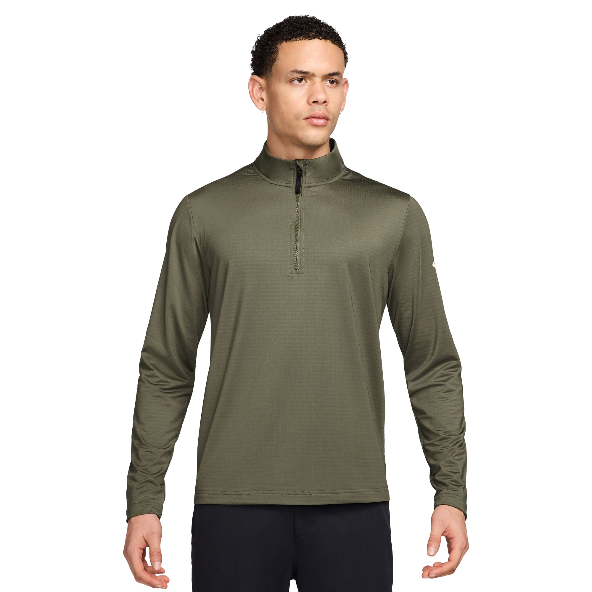 Nike Golf Dri-Fit Victory Half Zip - Medium Olive 222 - FD5837