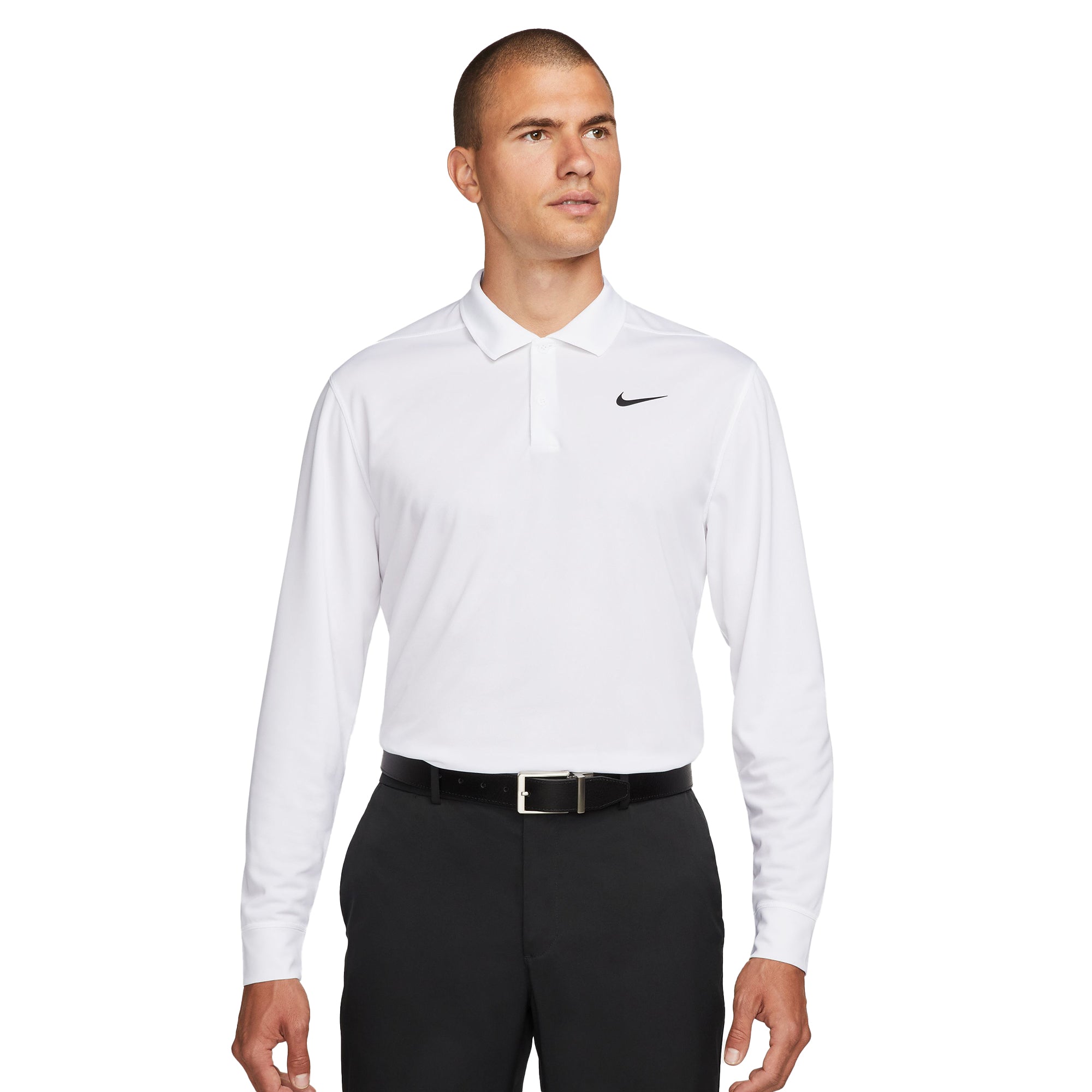 nike white dress shirt Nike Shirt Womens Size Large Off White Sportswear Button Up Short Sleeve