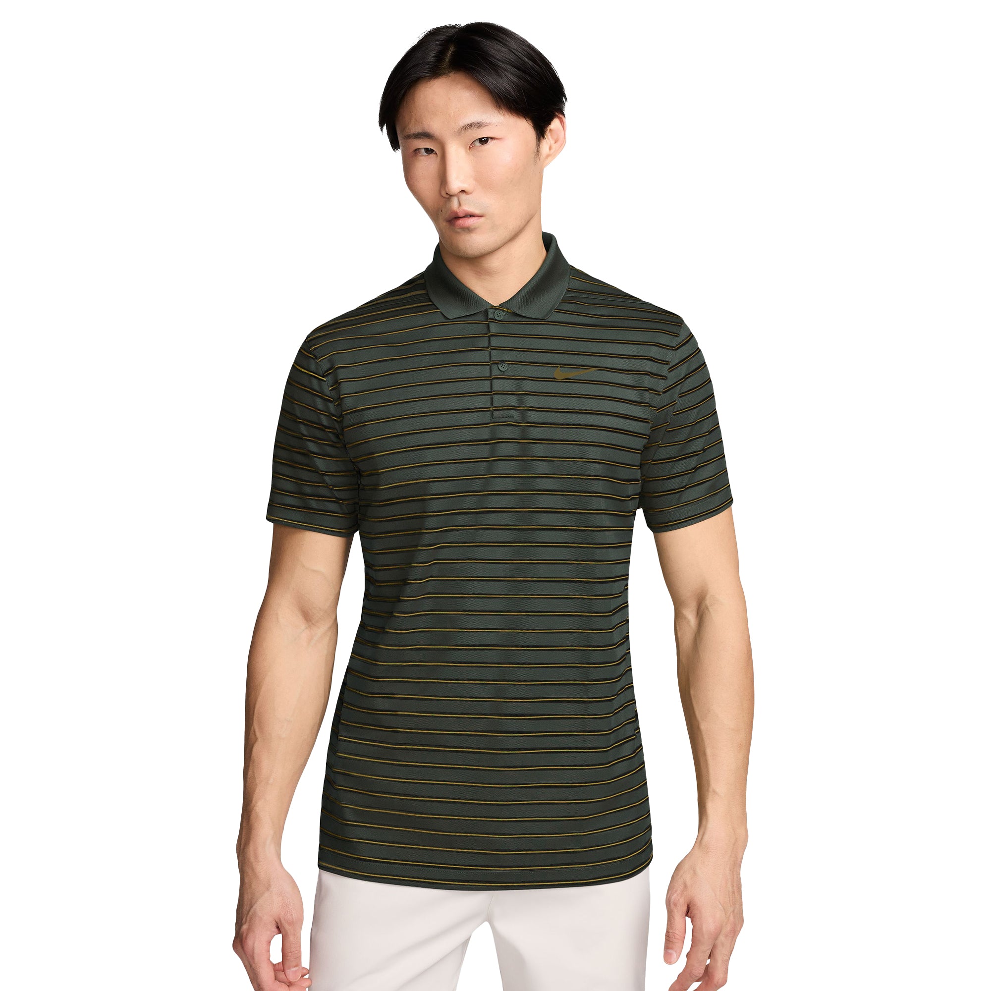 nike wide stripe golf shirt
