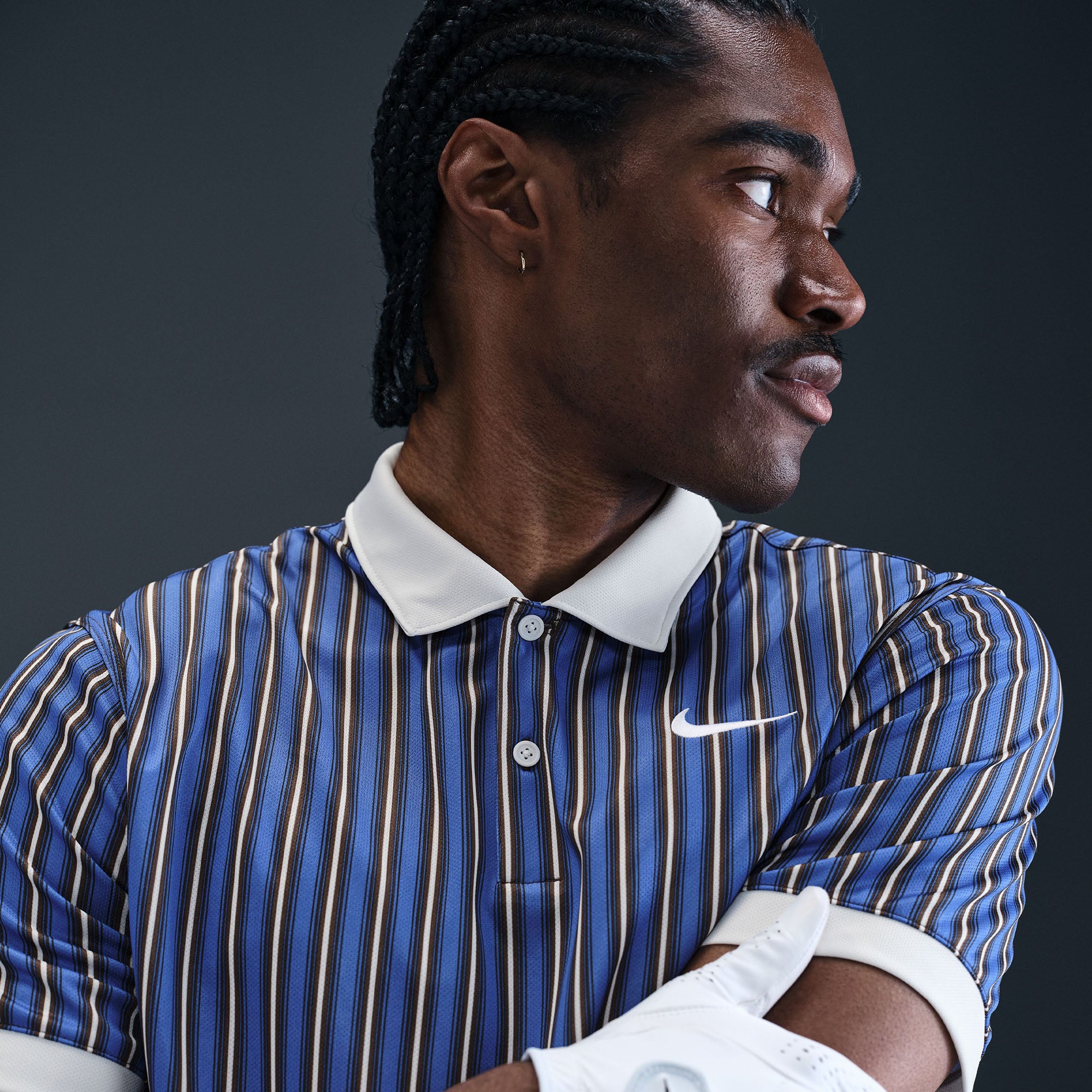 Nike Golf Dri-Fit Victory+ Novelty Shirt - Comet Blue/Photon Dust