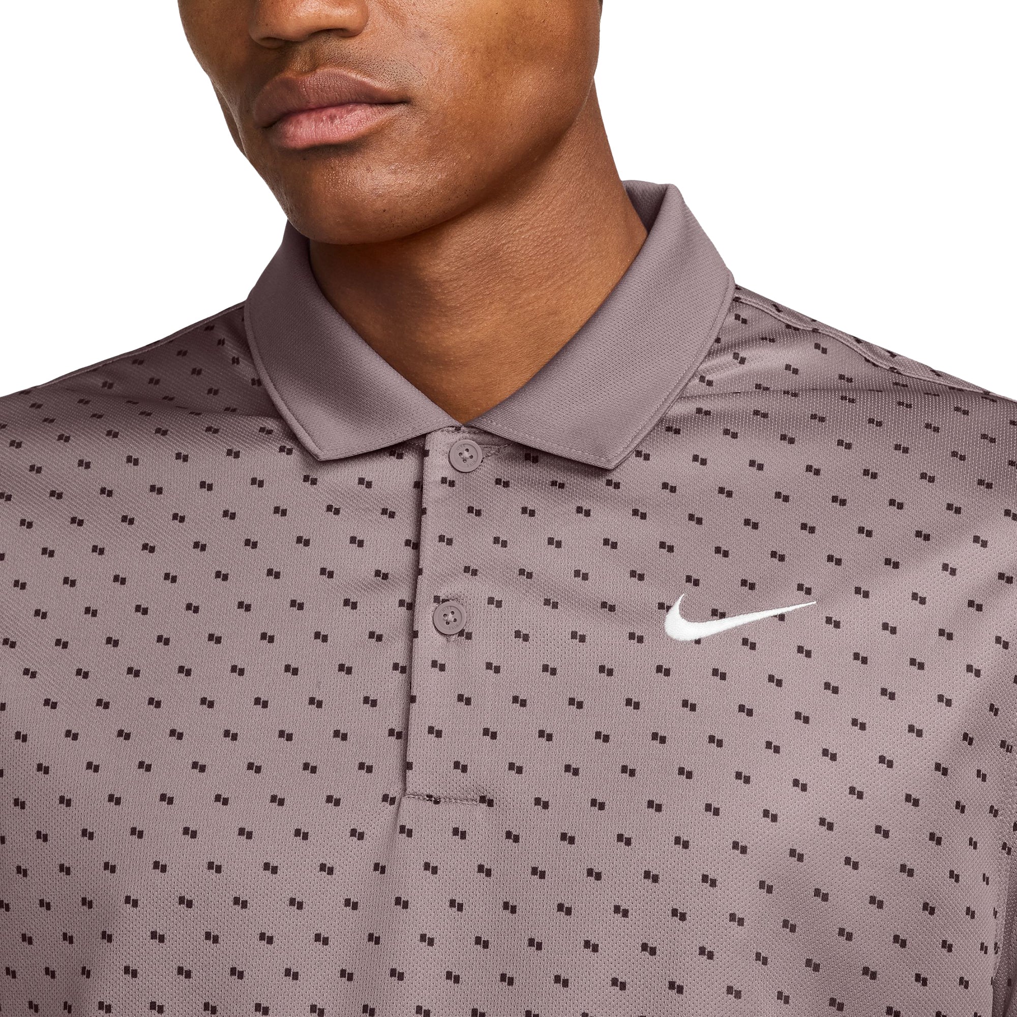 grey nike golf shirt