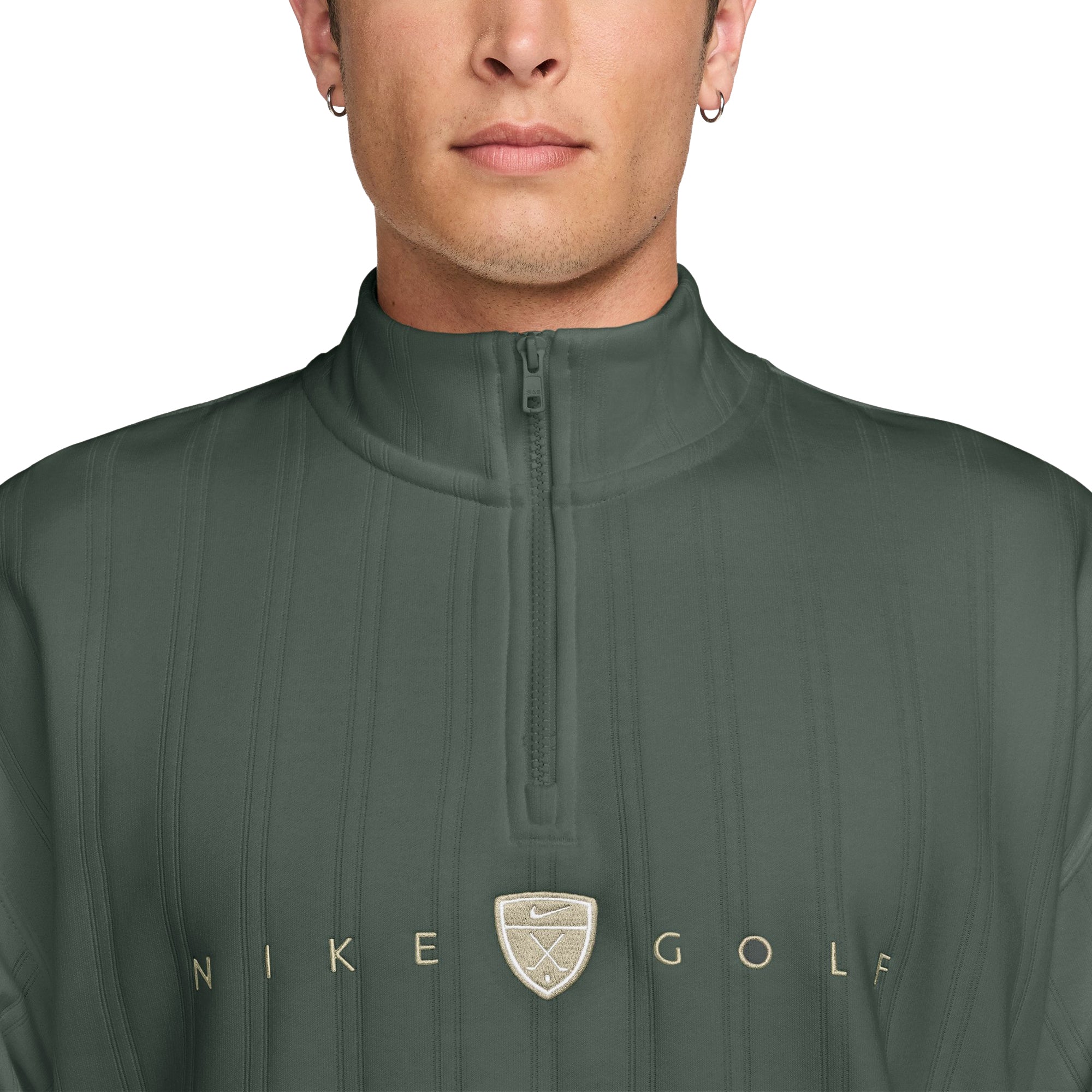 Nike Golf Fairway Fresh Half Zip - Camo Green/Limestone 303