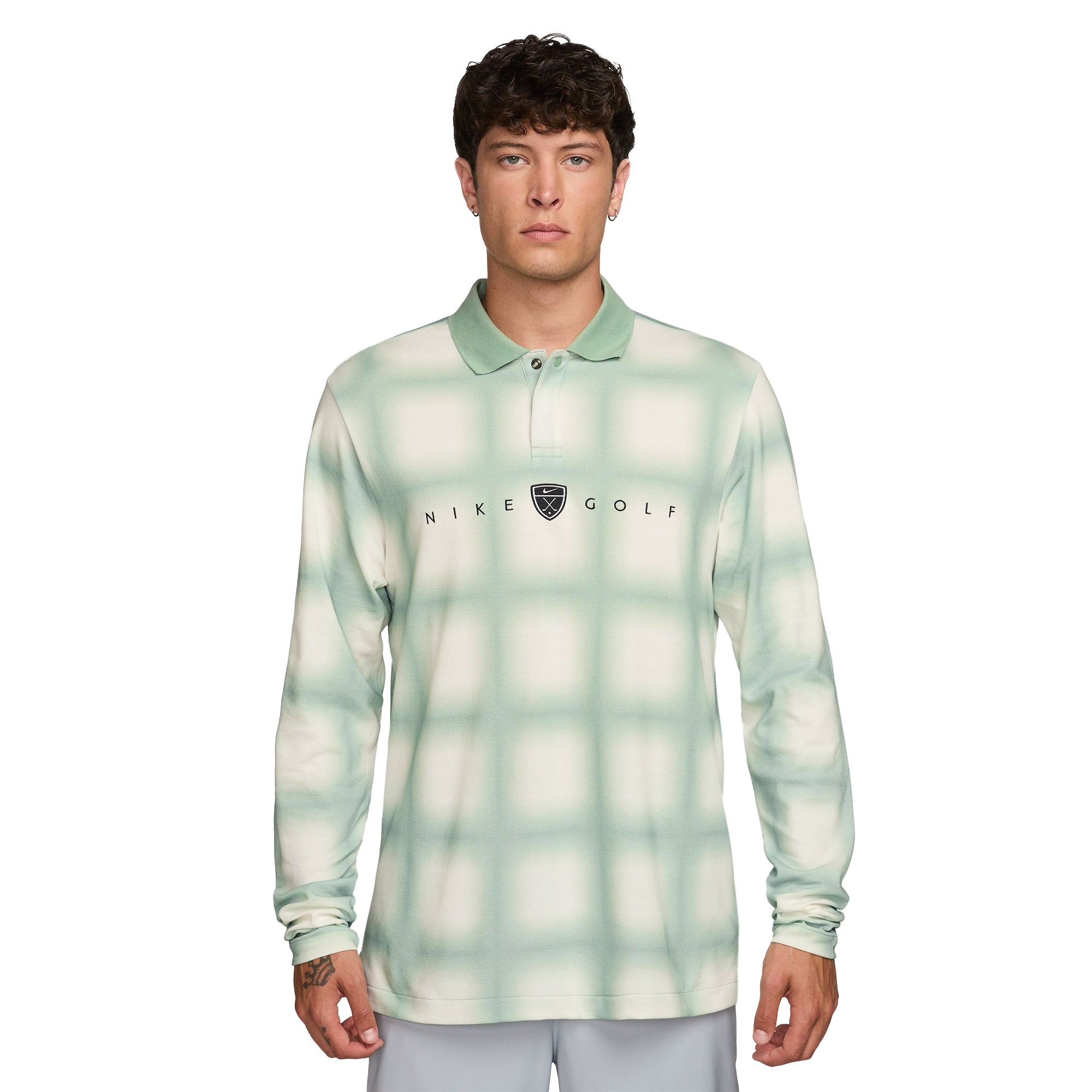nike men's long sleeve golf polo