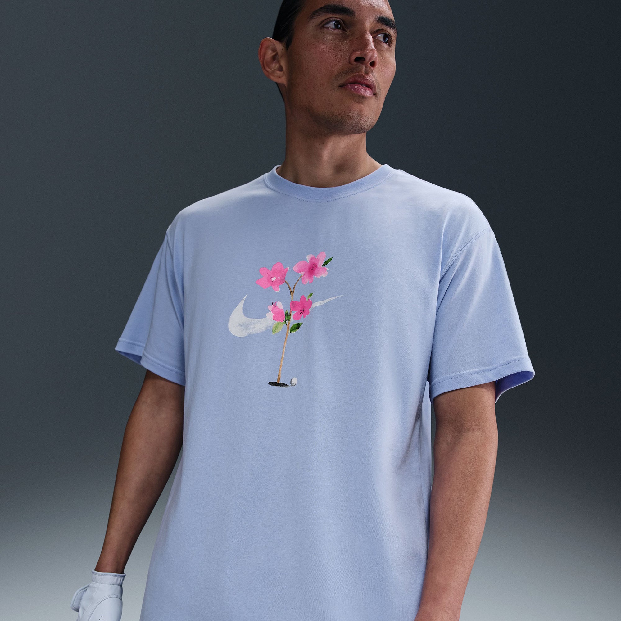 Nike Golf Max90 Graphic Tee Shirt - Aluminium 468 - HJ3476