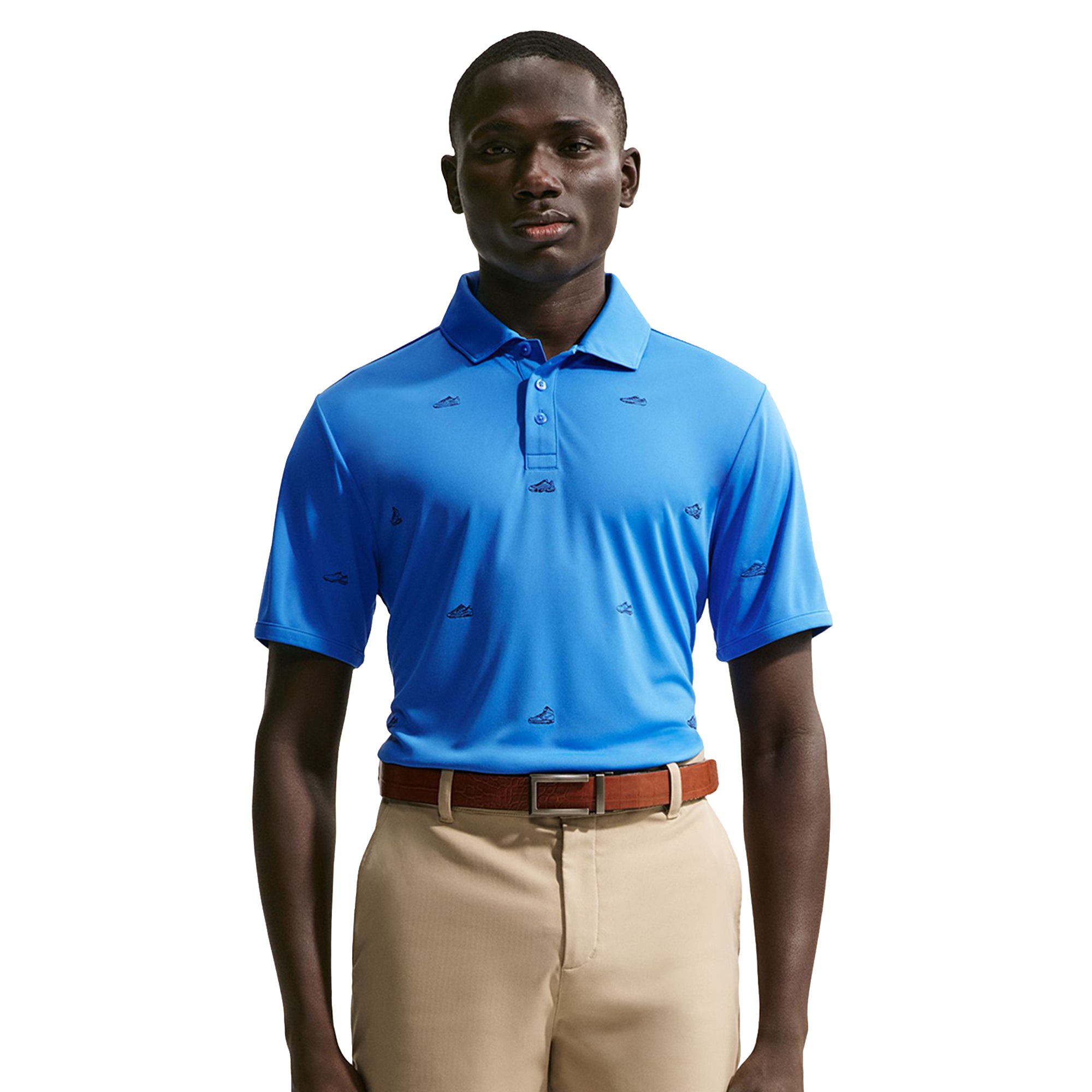 Nike Golf Par 5 Embroidered Dri-FIT Polo Shirt - Pacific Blue