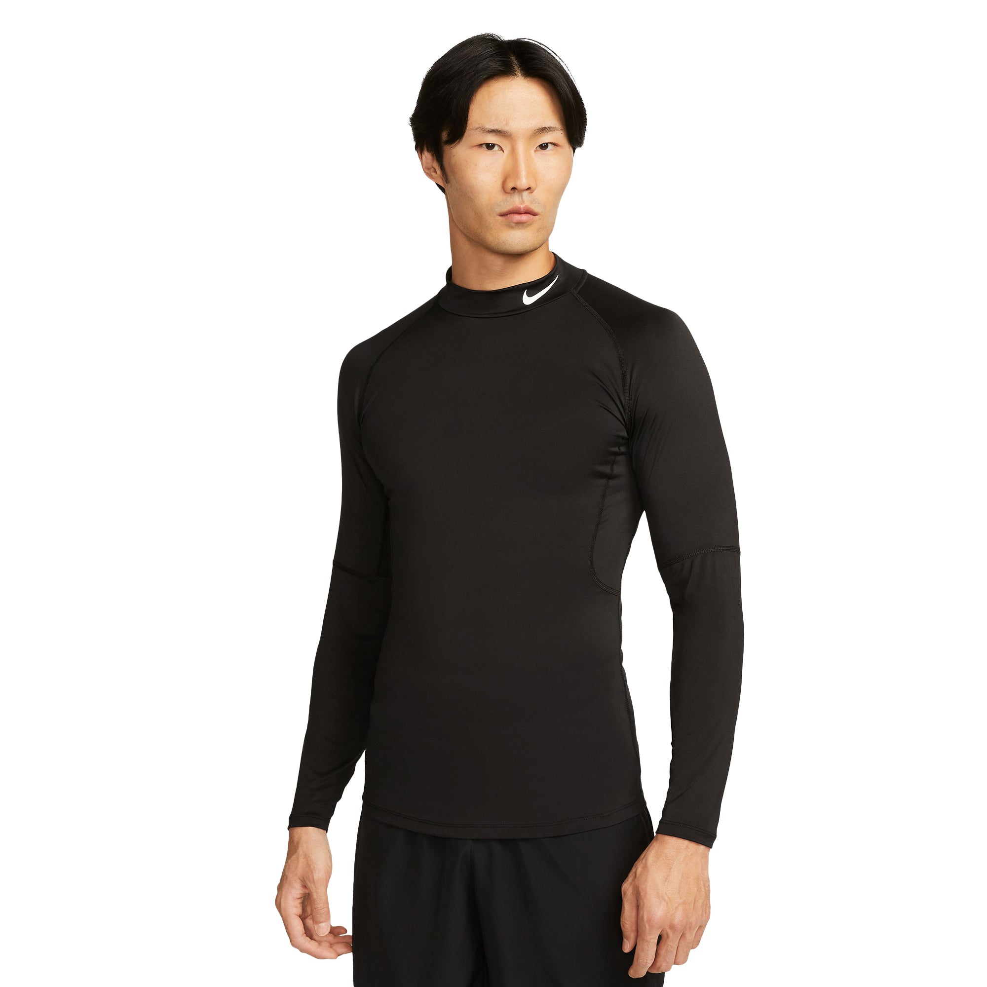 Nike Golf Pro Long Sleeve Mock Baselayer Black 010 FB7908-010