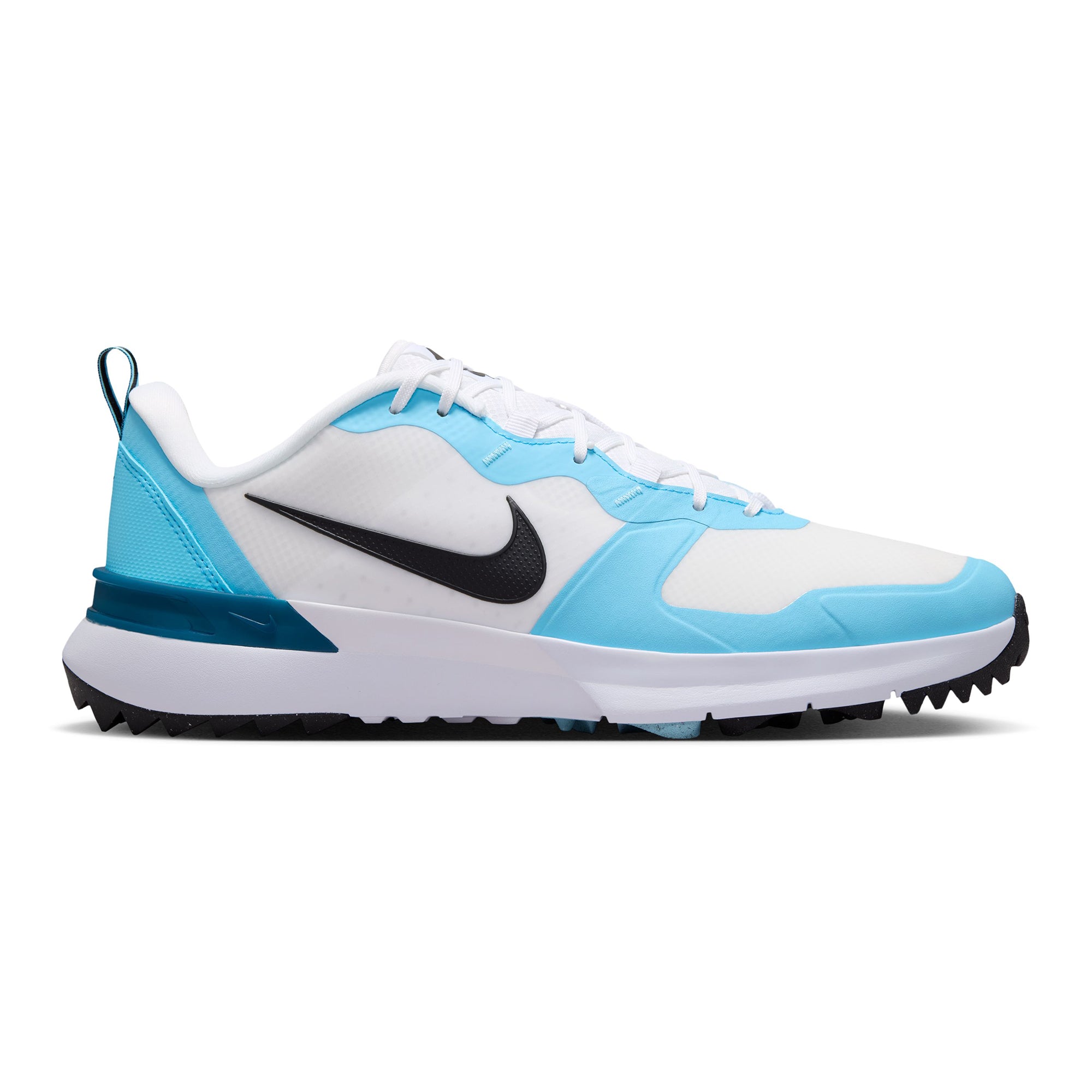 Nike Golf Tempo G Golf Shoes - White/Black/Blue Chill 102 - IH0381
