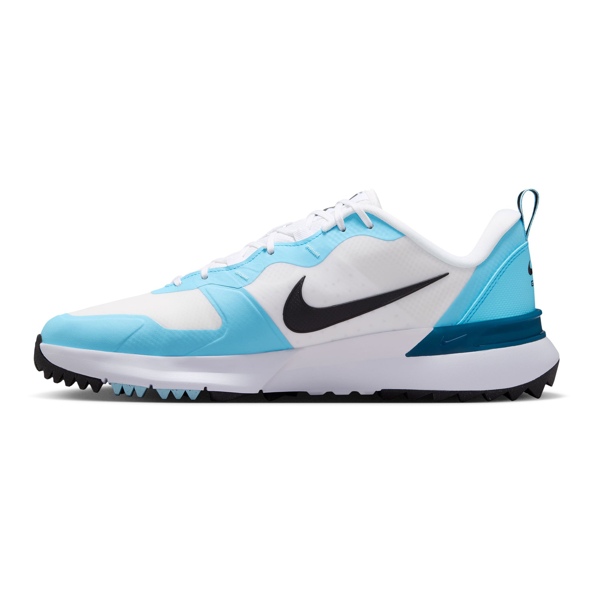 Nike Golf Tempo G Golf Shoes - White/Black/Blue Chill 102 - IH0381
