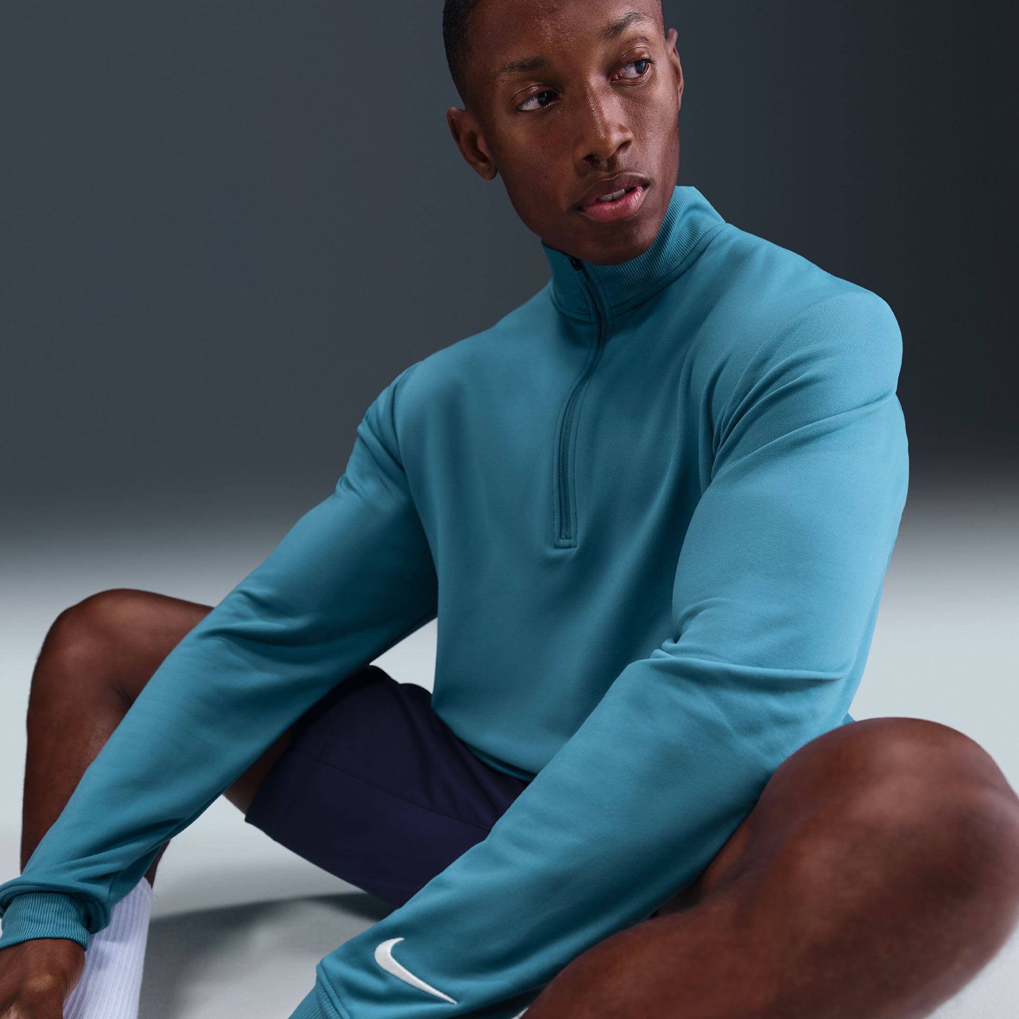 【新品未使用】EIMY GOLF セットアップ トワルドジュイ柄 Nike Golf Tour 1/2 Zip - Smokey Blue 006 - FZ7522 - Function18