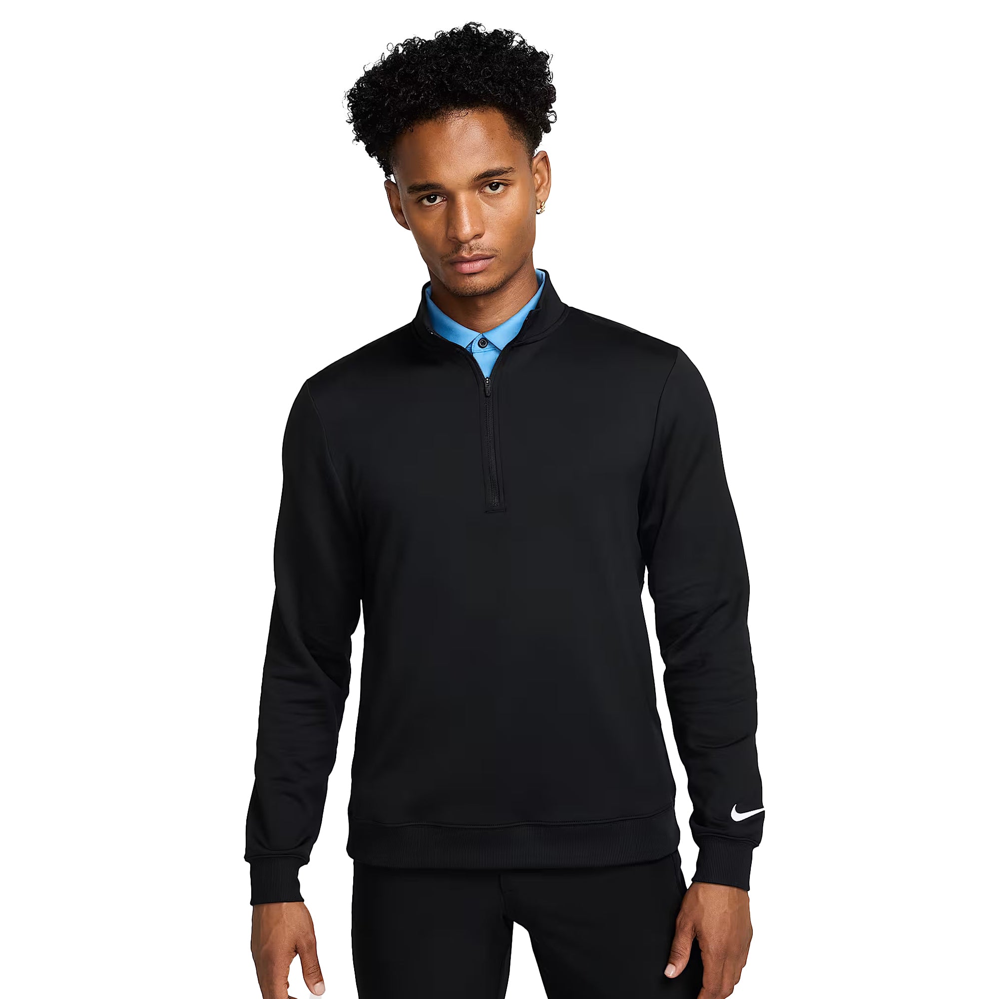 Nike Golf Tour 1/2 Zip - Black 010 - FZ7522-010 - Function18