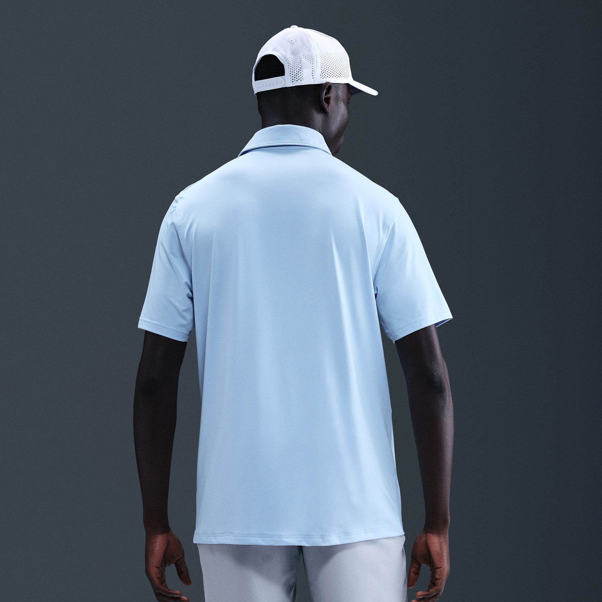 Nike Golf Velocity Solid Polo Shirt - Hydrogen Blue 407 - IB0273