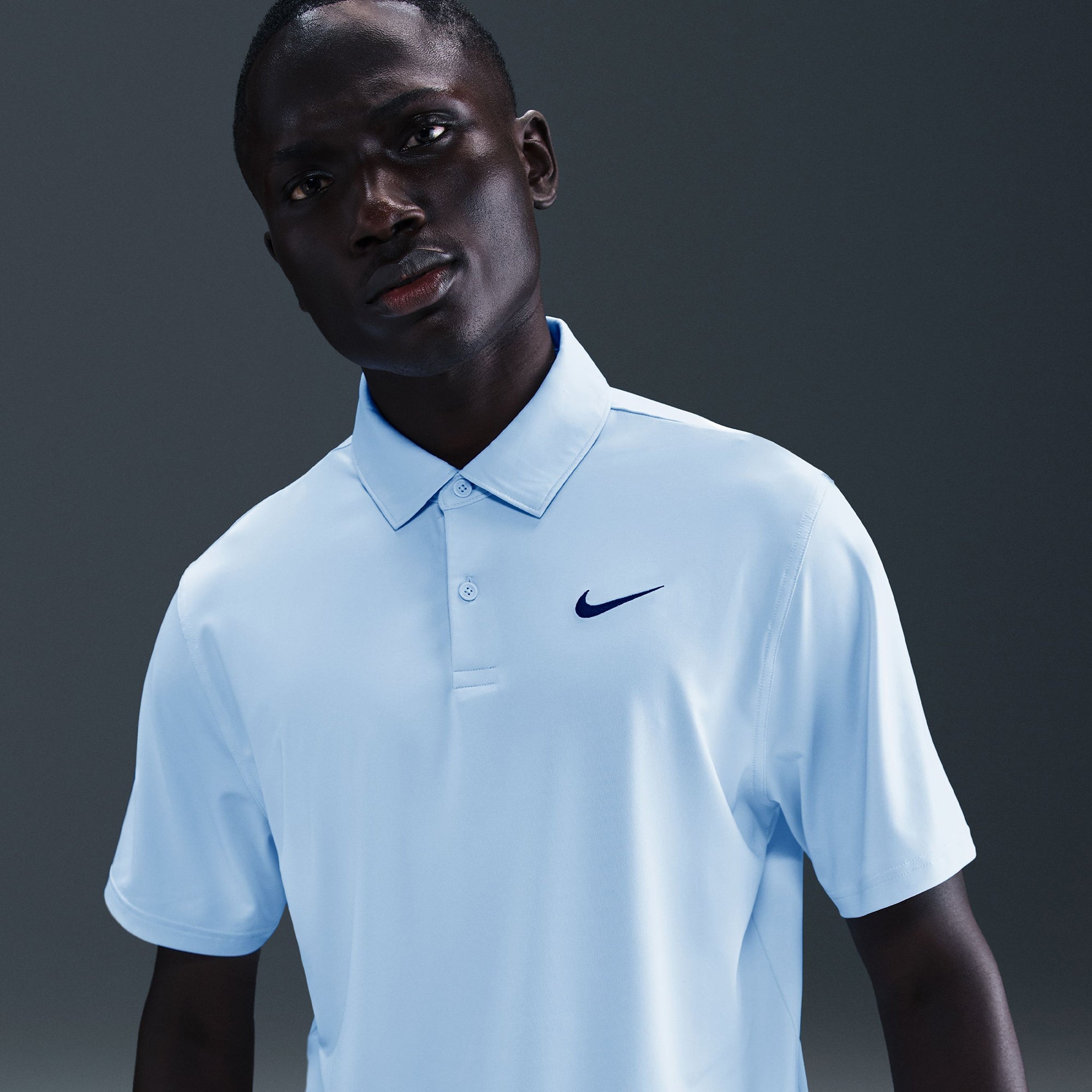 Nike Golf Velocity Solid Polo Shirt - Hydrogen Blue 407 - IB0273