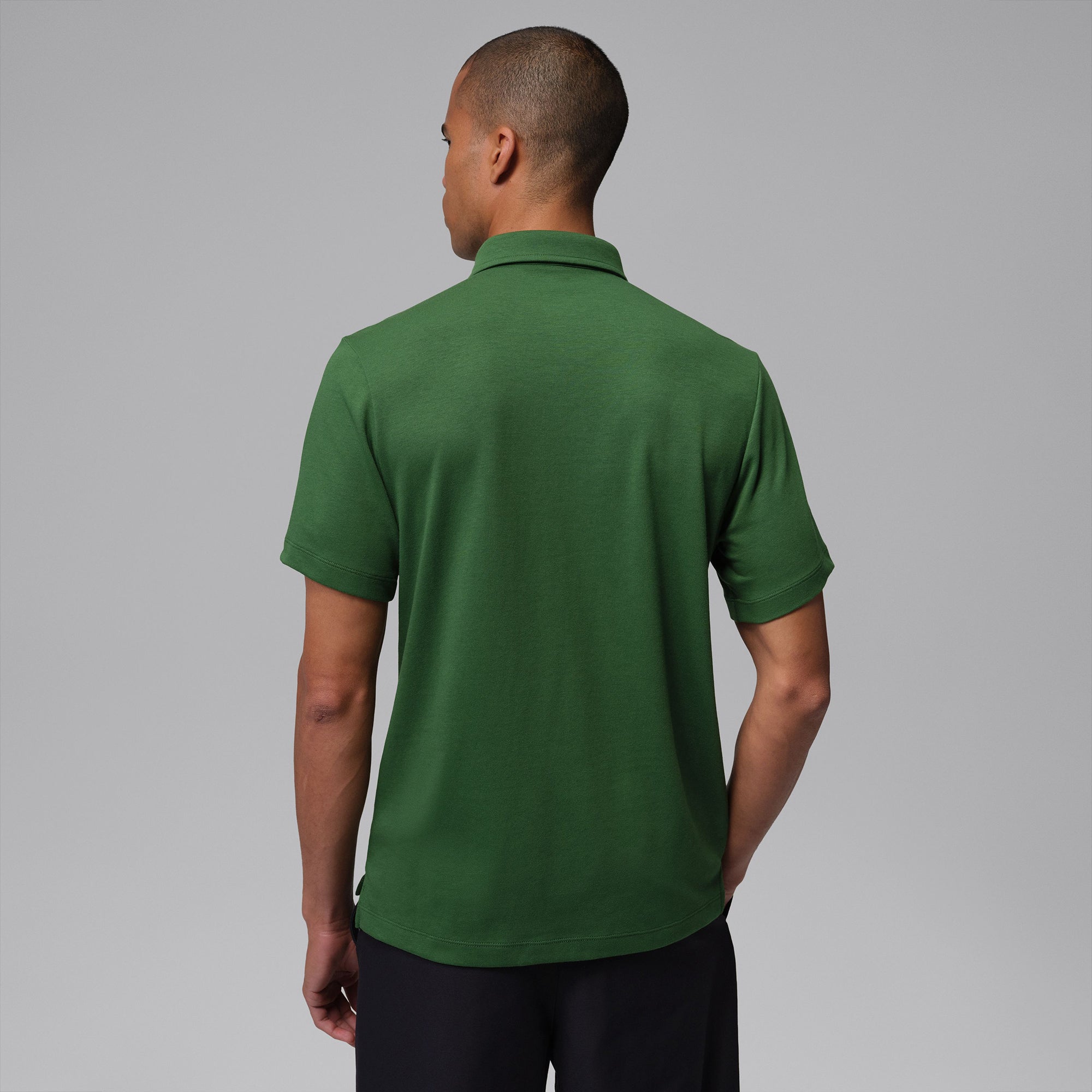 Nike Jordan Dri-Fit Golf Shirt - Forest Green/White 335 - HQ8688