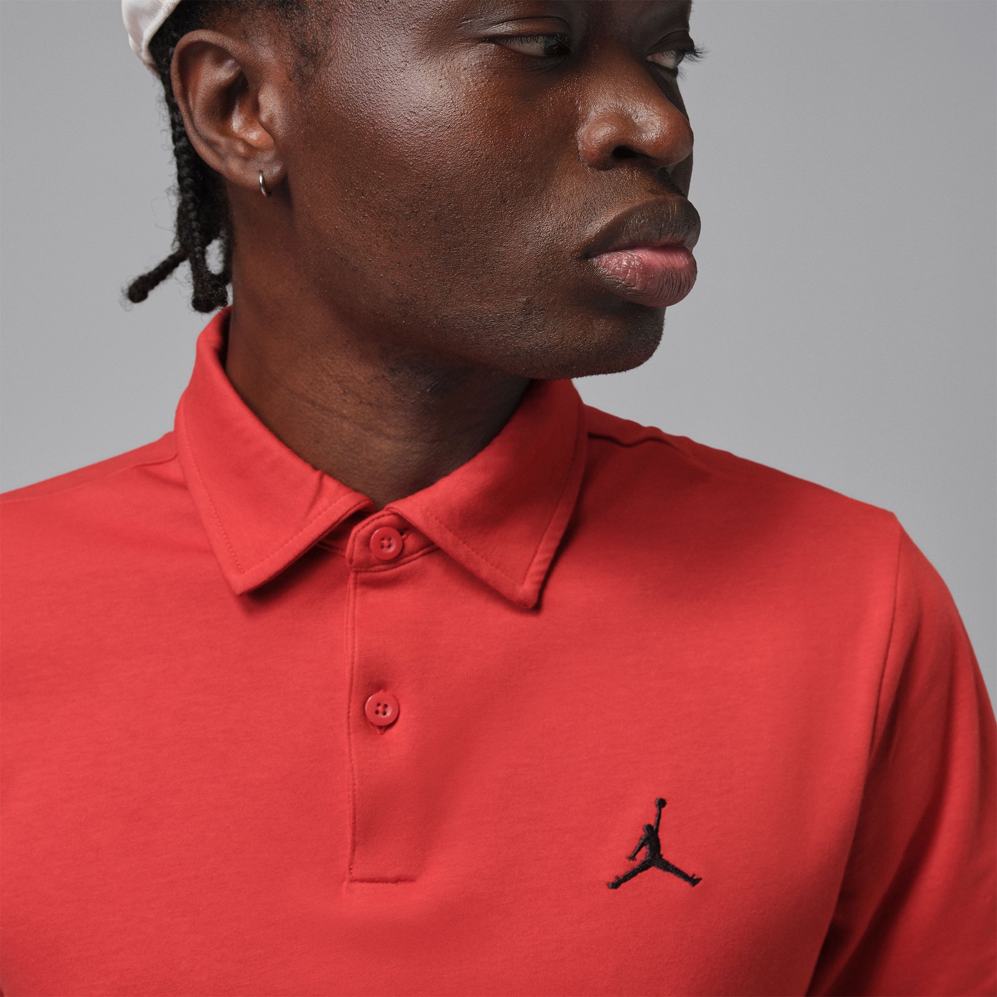 Nike Jordan Dri-Fit Golf Shirt - Mystic Red 622 - HQ8688-622