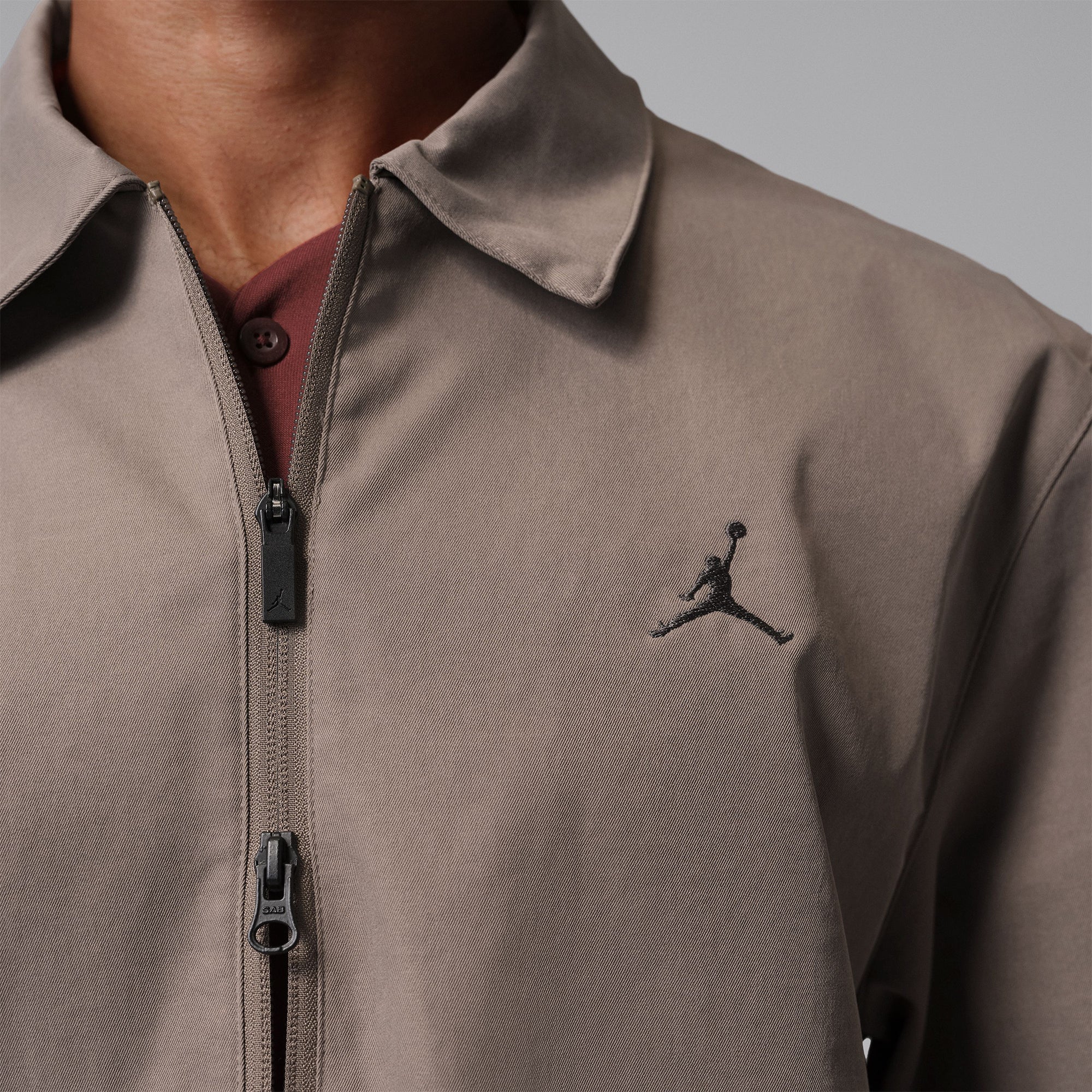 Nike Jordan Golf Full Zip Jacket - Olive Grey/Anthracite 040