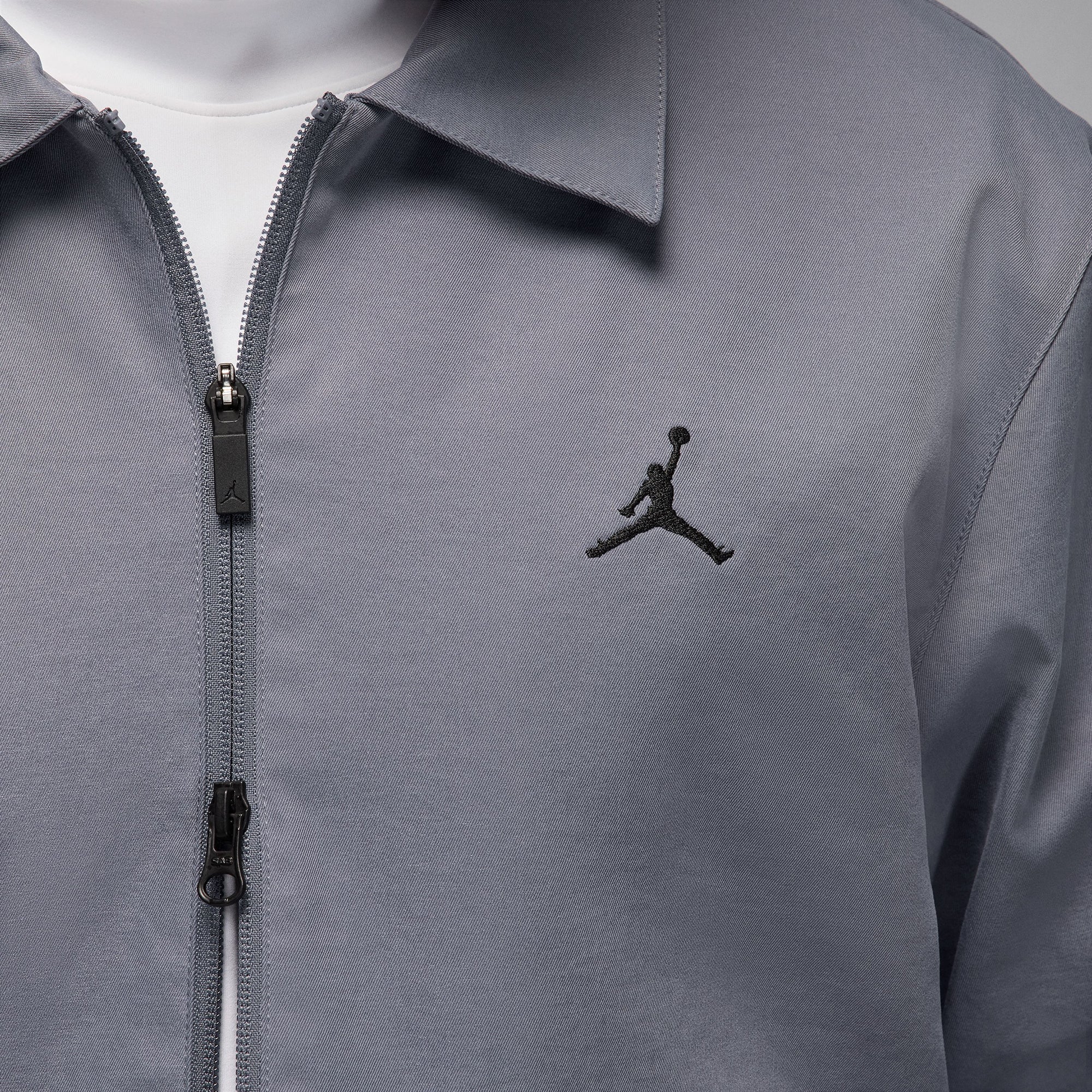 Nike Jordan Golf Full Zip Jacket - Light Carbon/Black 075 - HQ8681