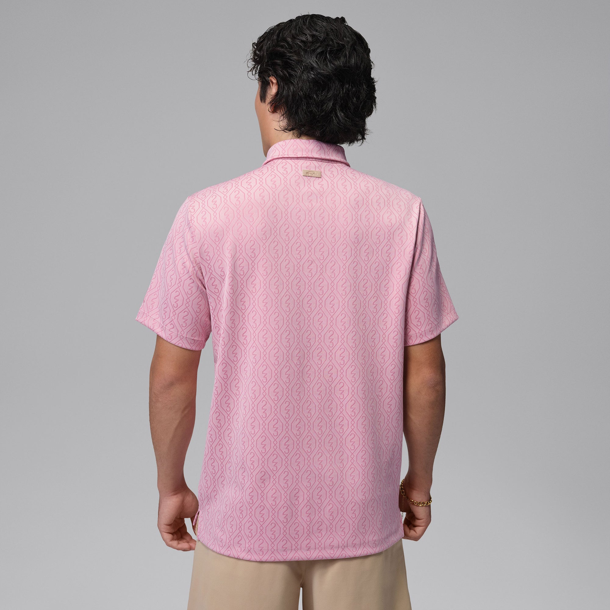 Nike Jordan Signature AOJ Golf Shirt - Elemental Pink 699 - IF2922