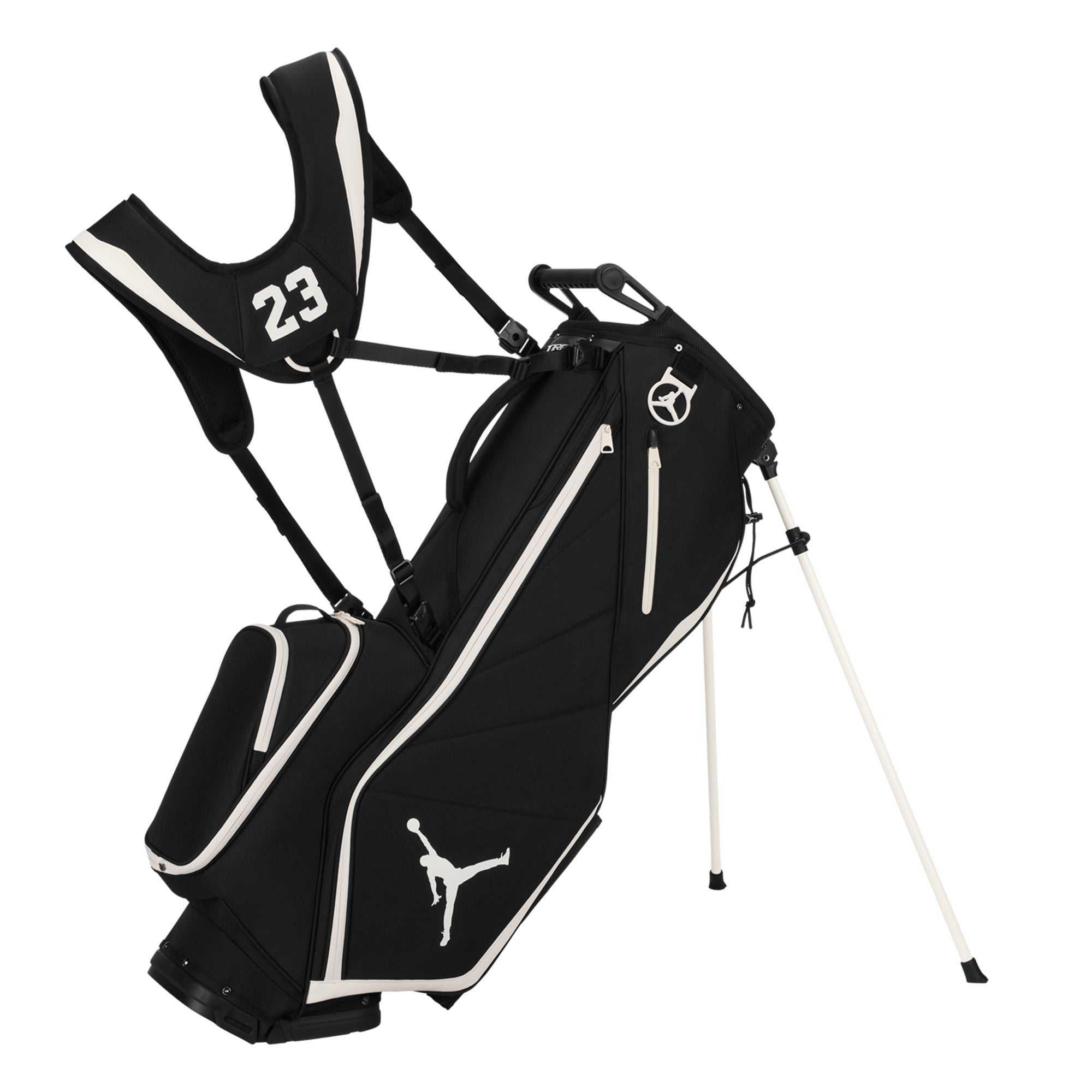 Nike Jordan Fade Away Golf Bag - Black/Pale Ivory 096 - FN0522-096