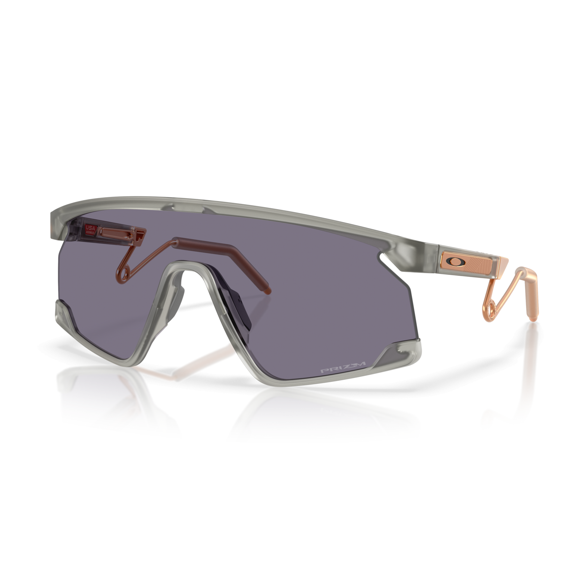 Oakley BXTR Metal Sunglasses - Matte Grey Ink/Prizm Grey - OO9237