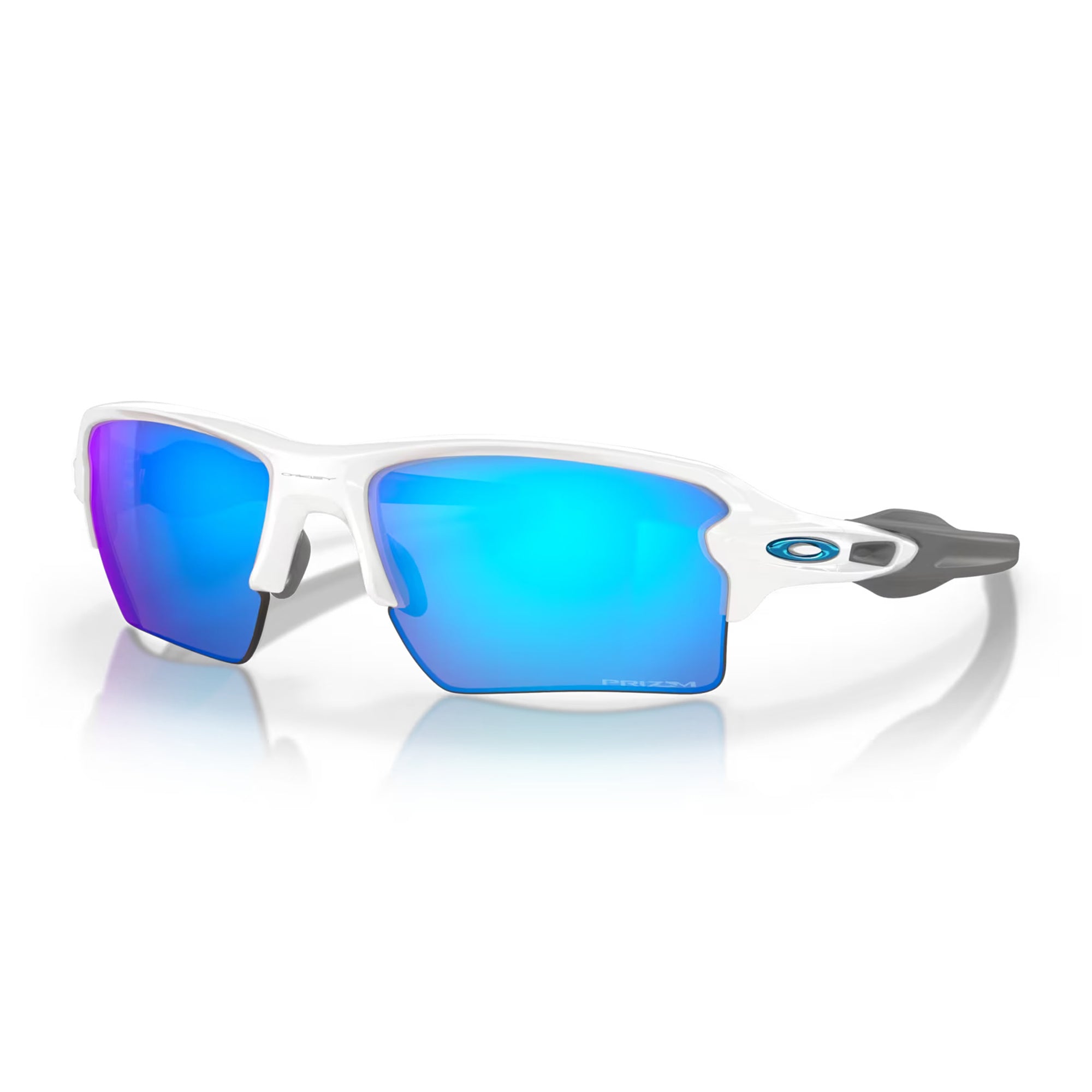 Oakley Flak 2.0 XL Sunglasses - Polished White/Prizm Sapphire